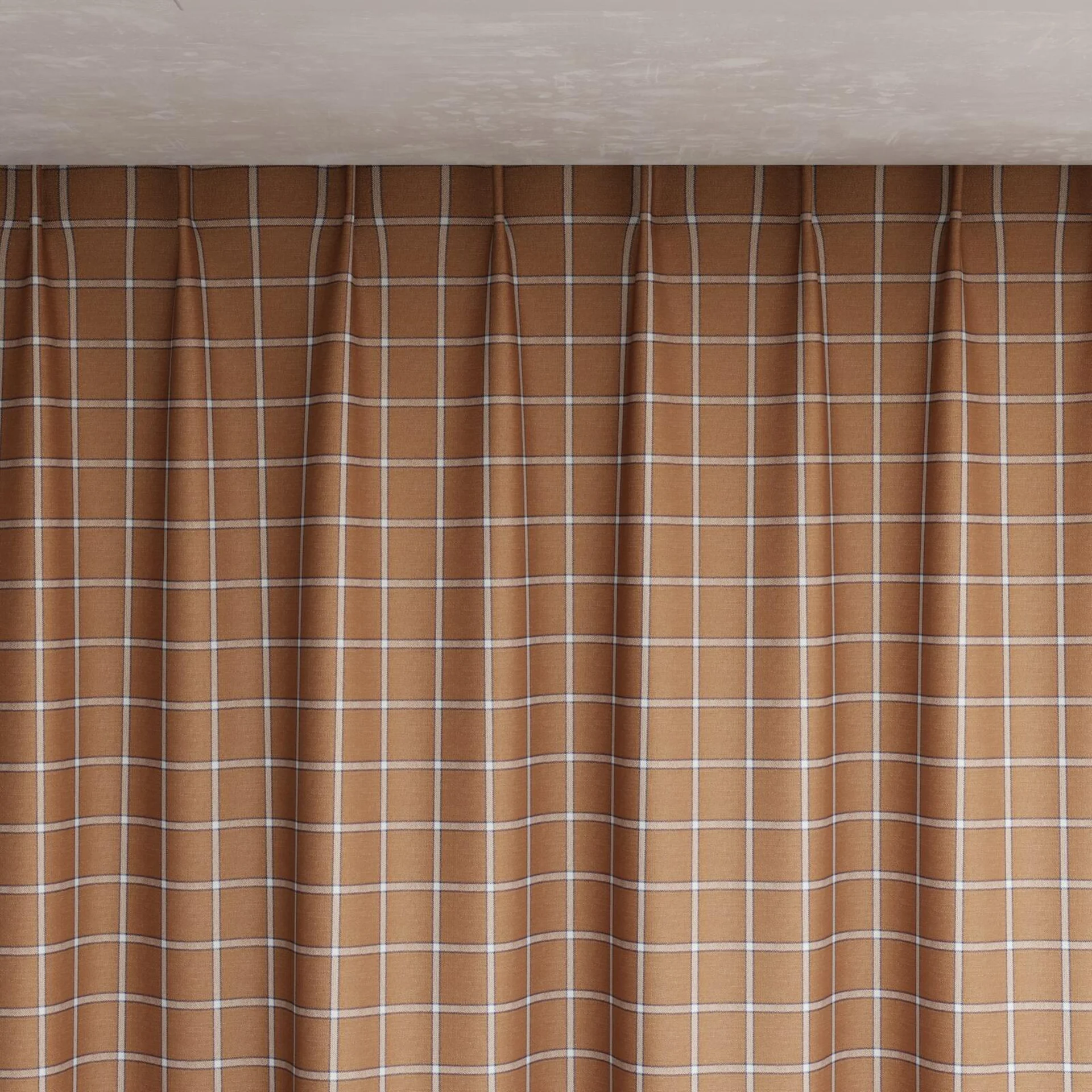 Top view of Southport Clay, pinch pleat