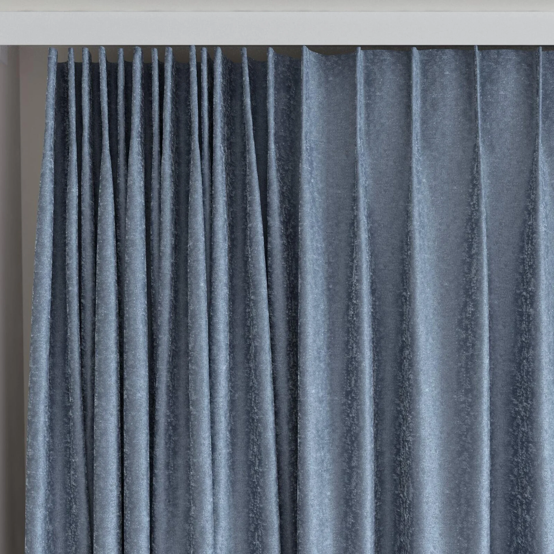 Top view of Brigadier Storm, on curtain rail