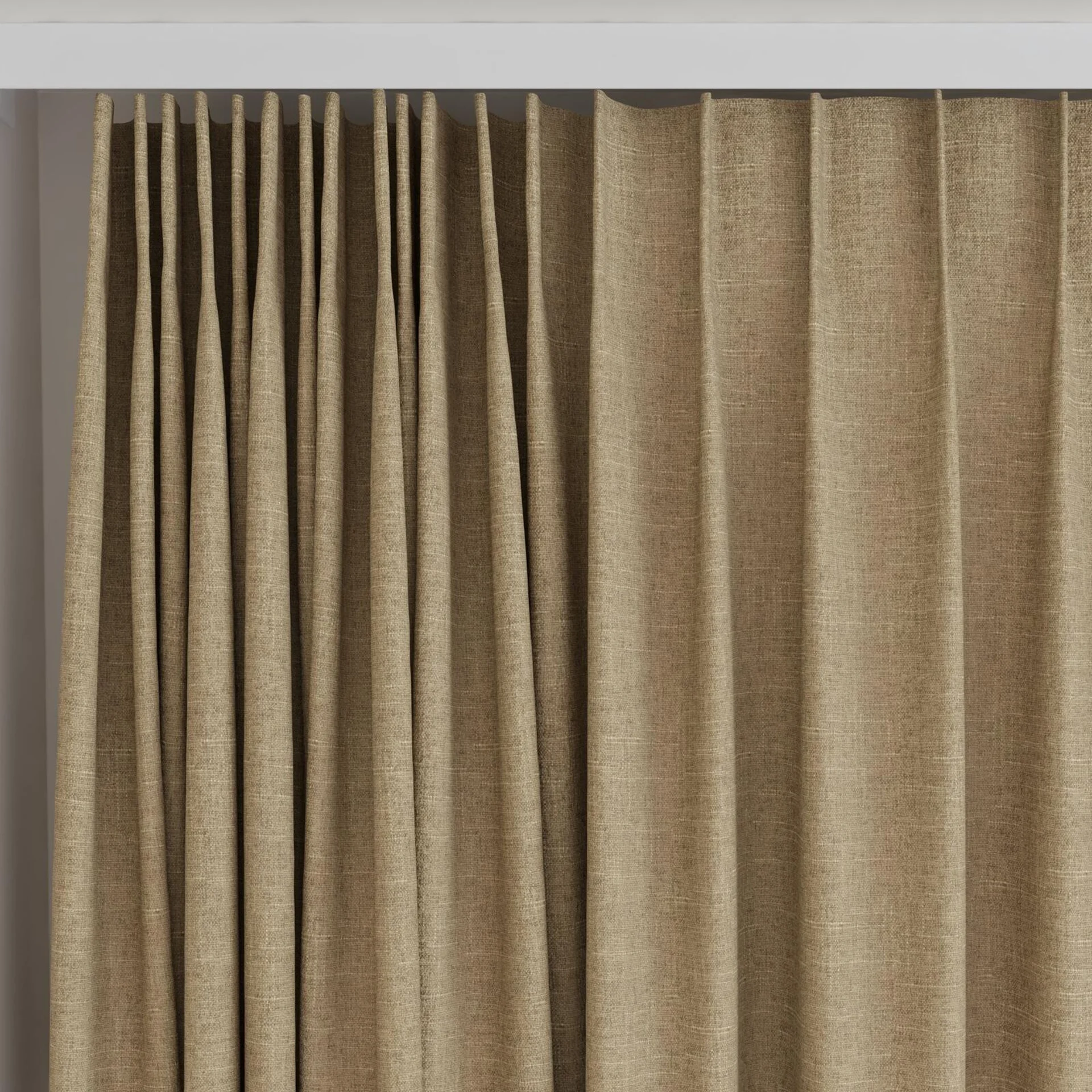 Top view of Cavalry Camel, on curtain rail