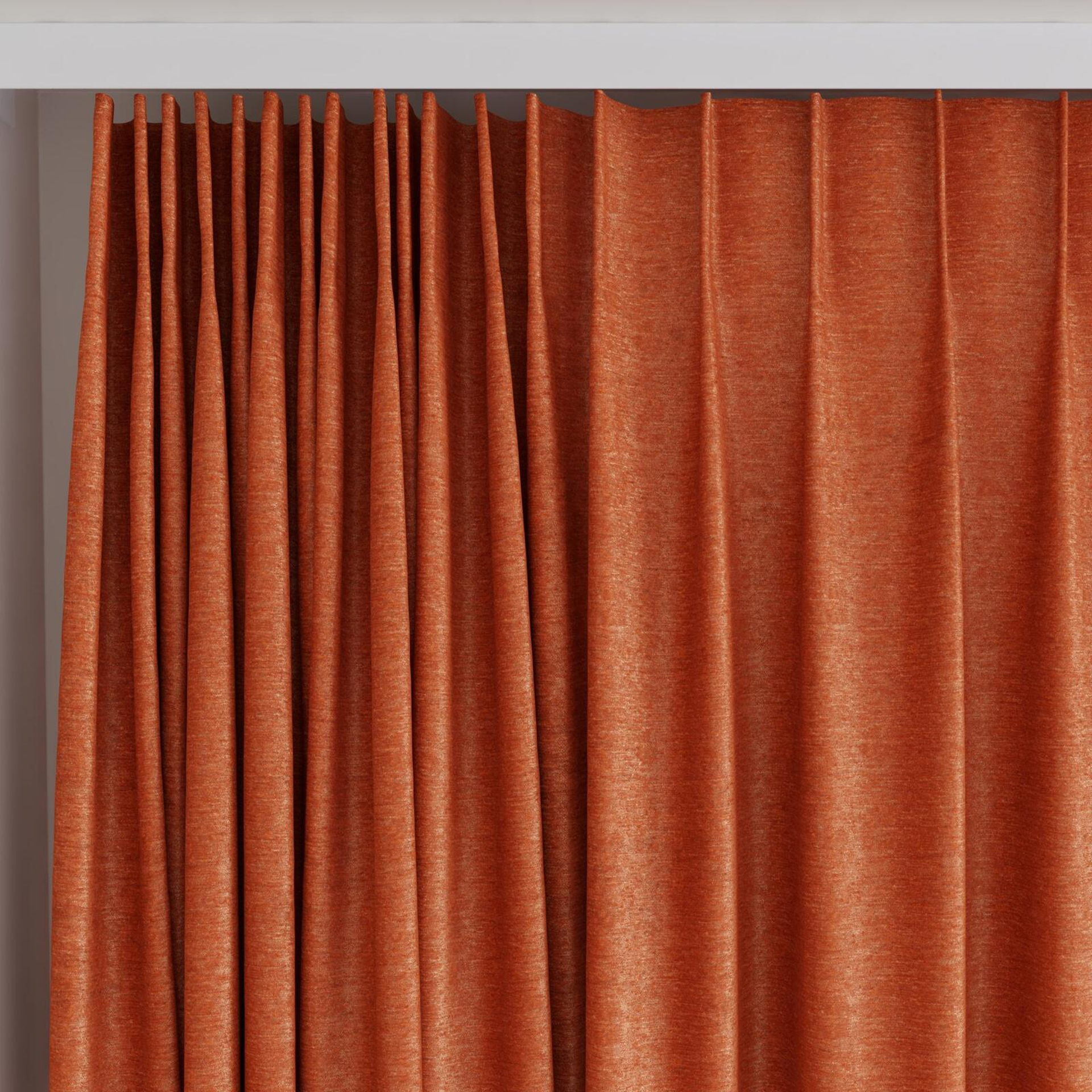 Top view of Lambada Koi, on curtain rail