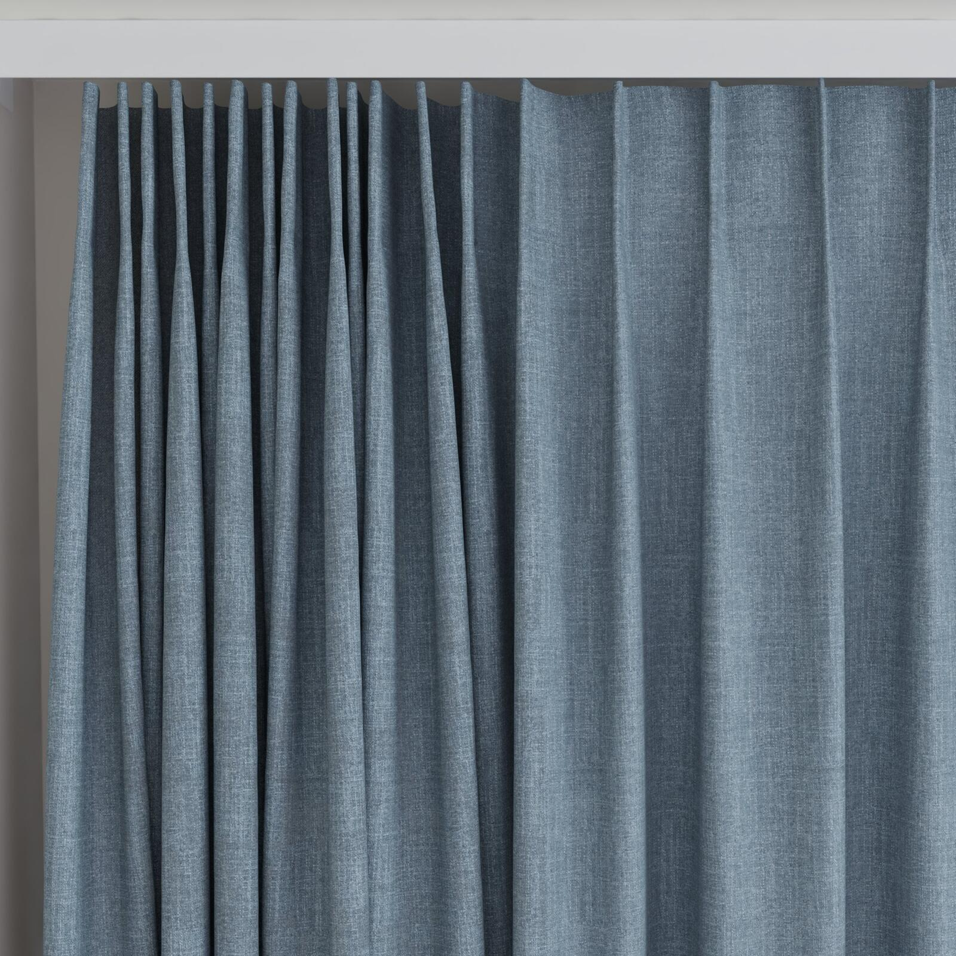 Top view of Motion River, on curtain rail