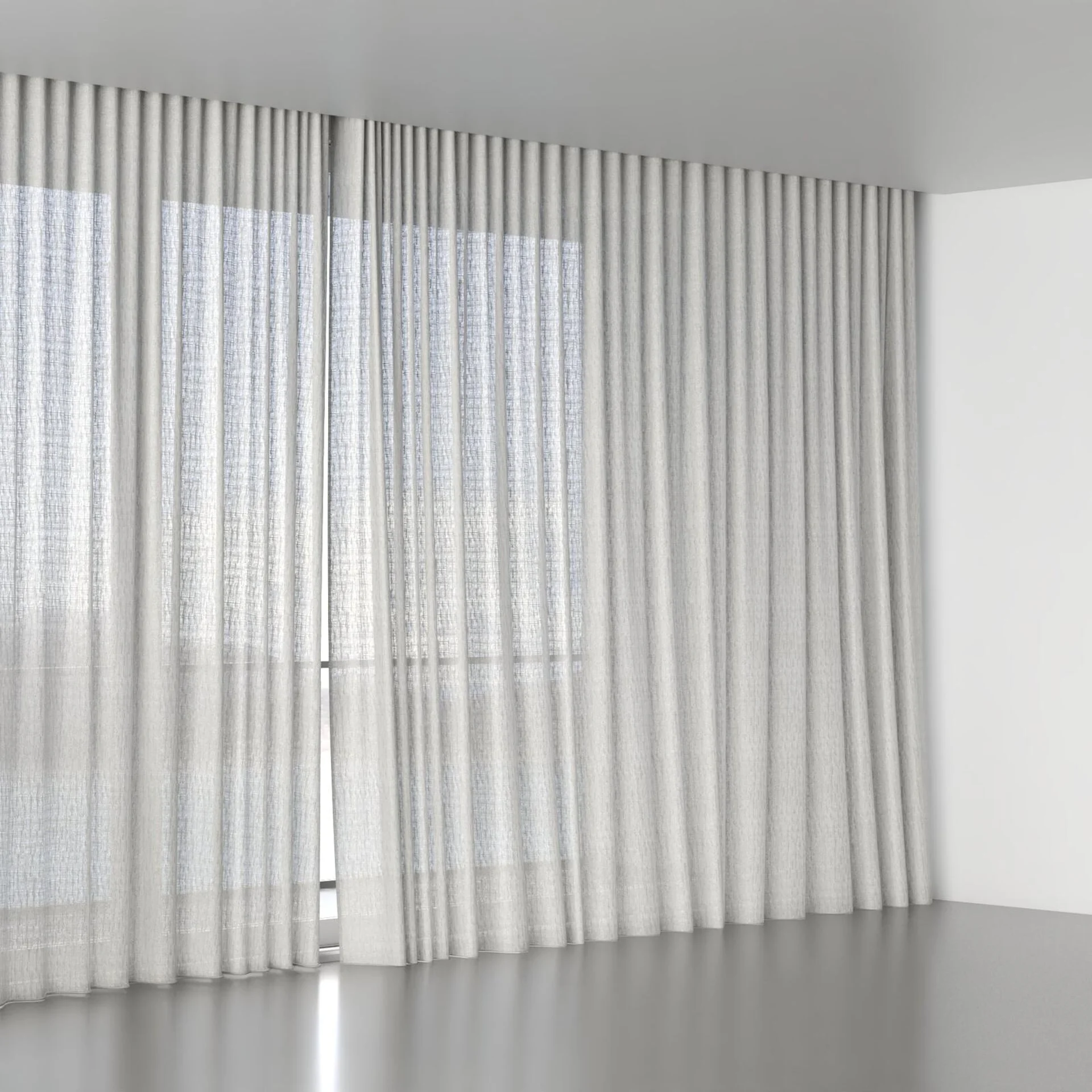 Full view of Elisabeth Sand, wave pleat