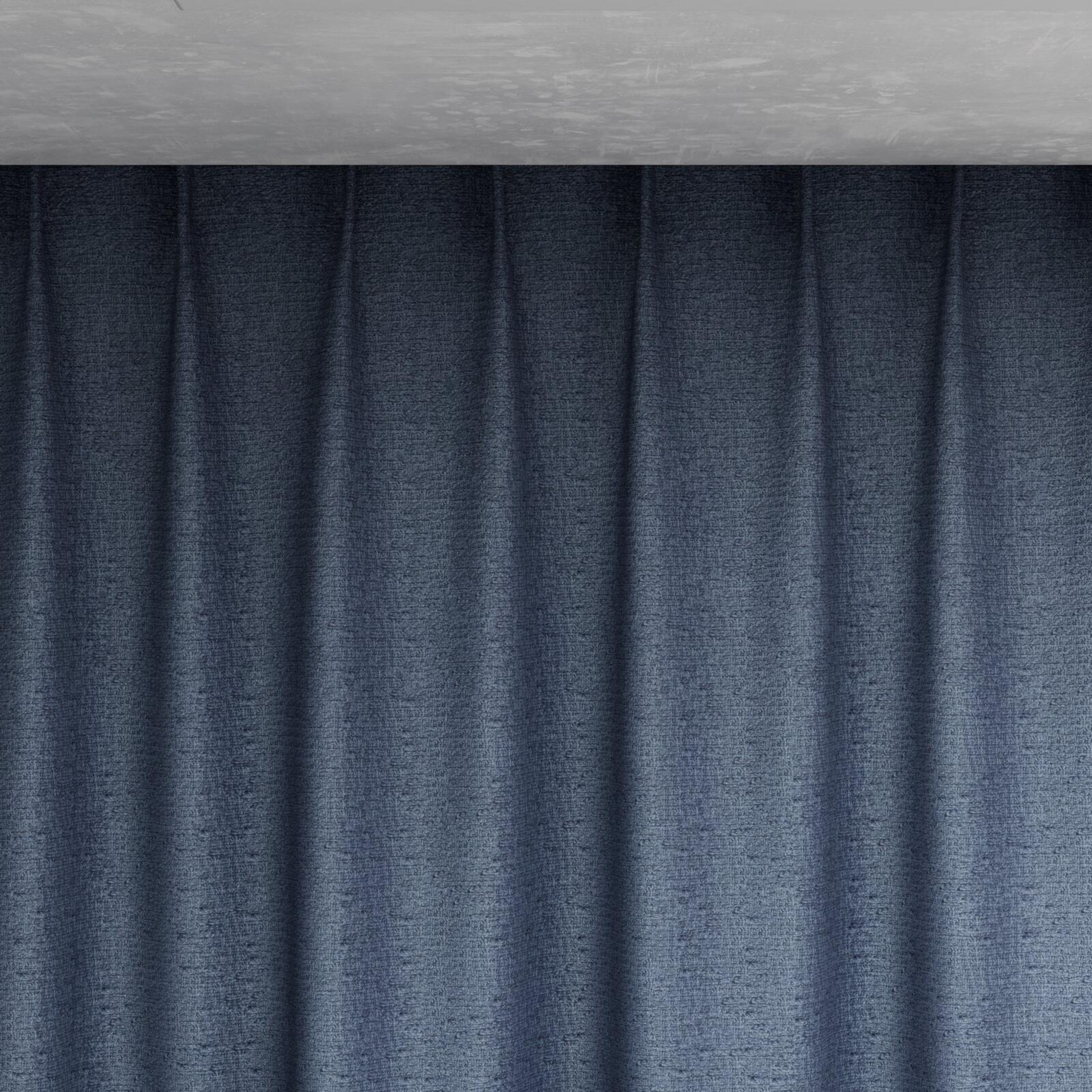 Top view of Monsieur Denim, pinch pleat