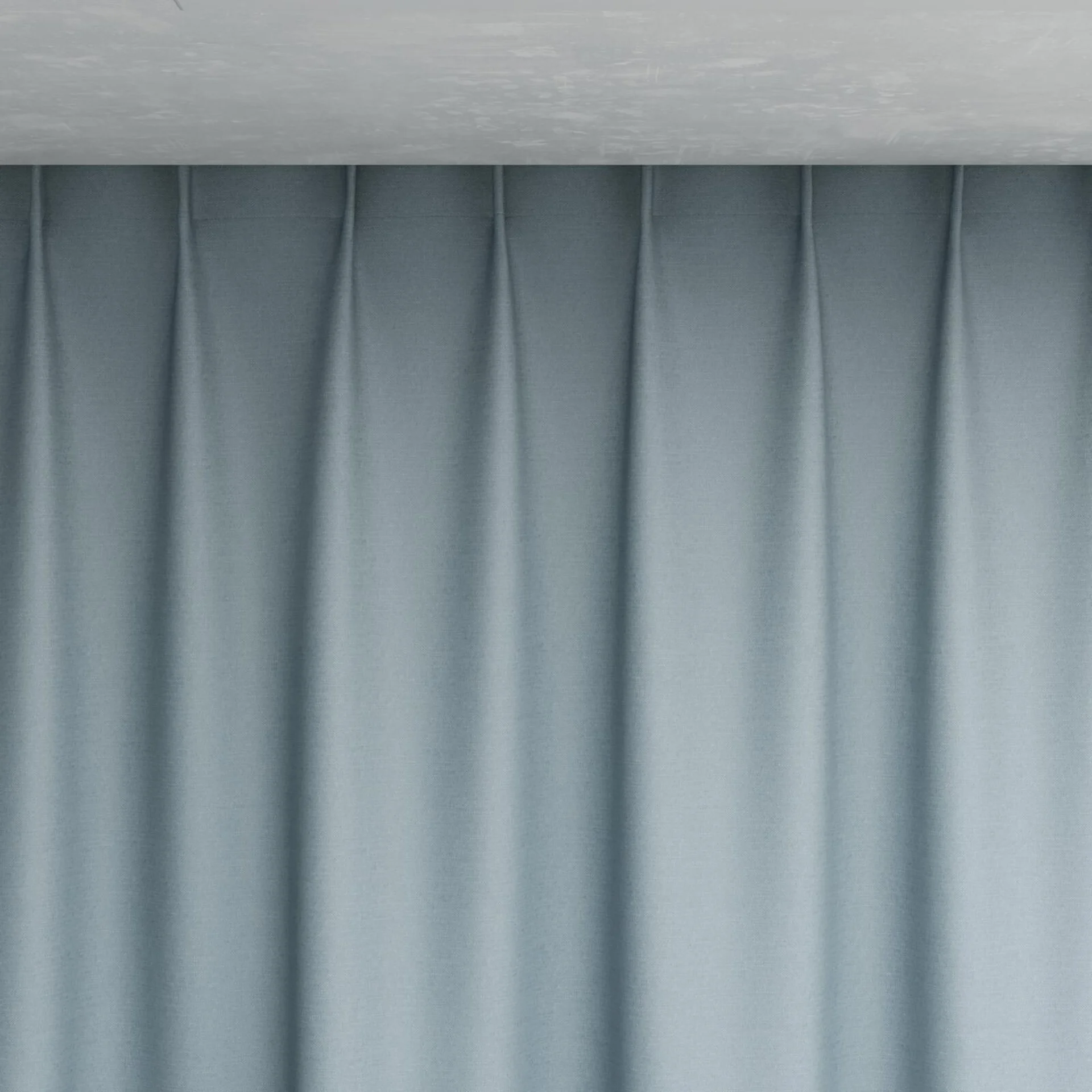 Top view of Urban Aqua, pinch pleat