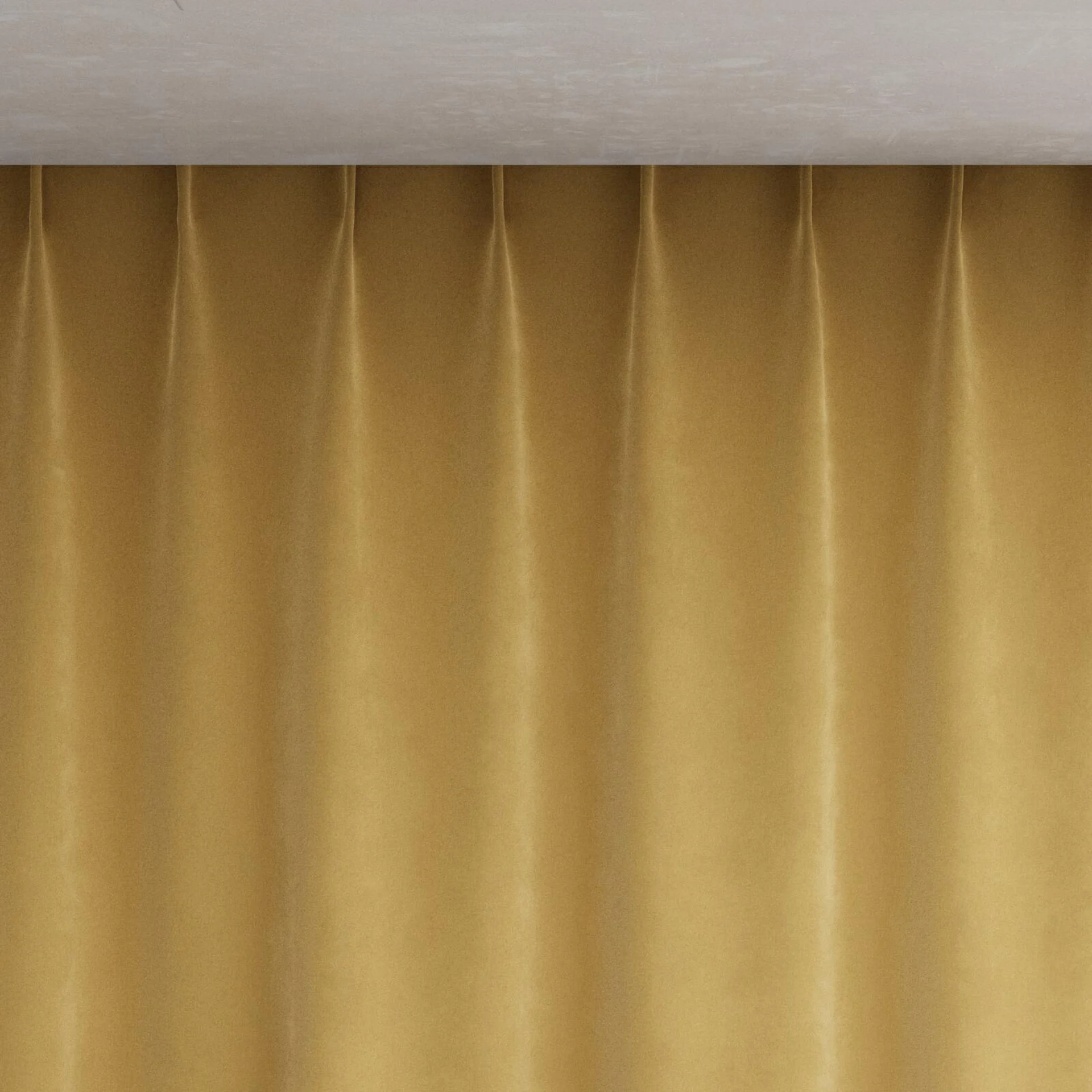 Top view of Lux Velvet Caramel 8309, pinch pleat