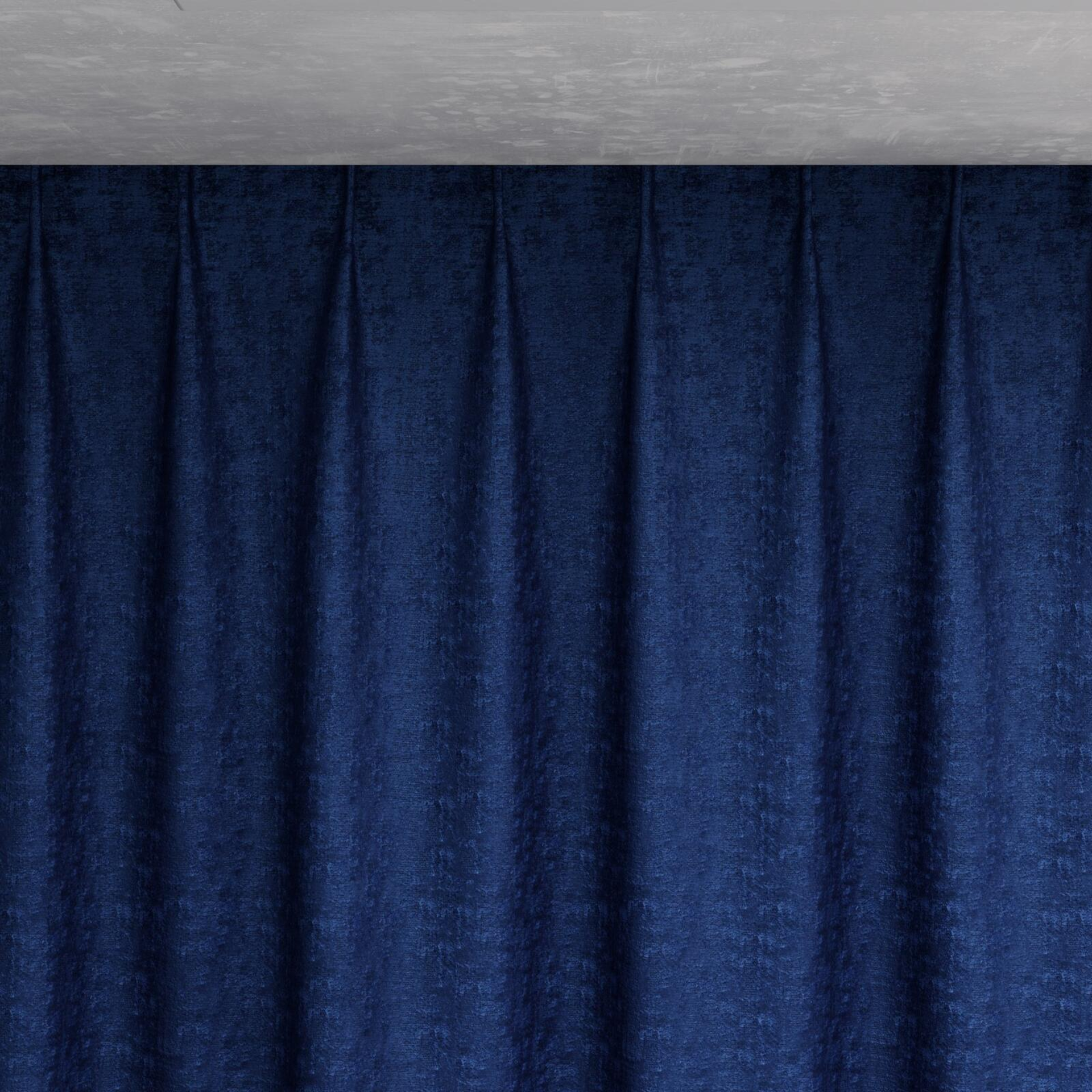 Top view of Hug Cobalt, pinch pleat