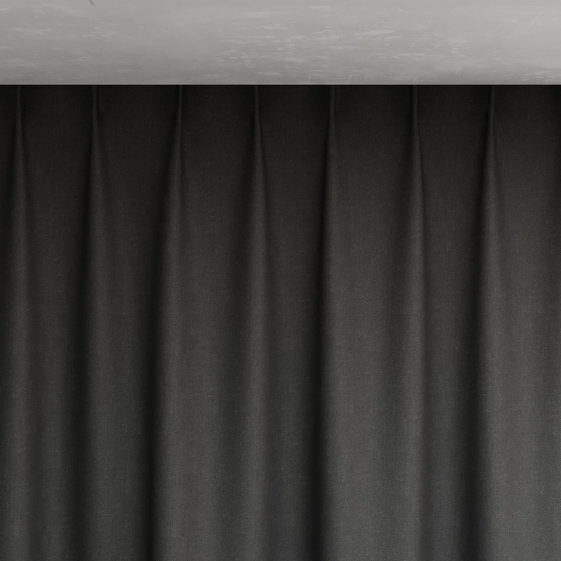 Top view of Element Charcoal, pinch pleat
