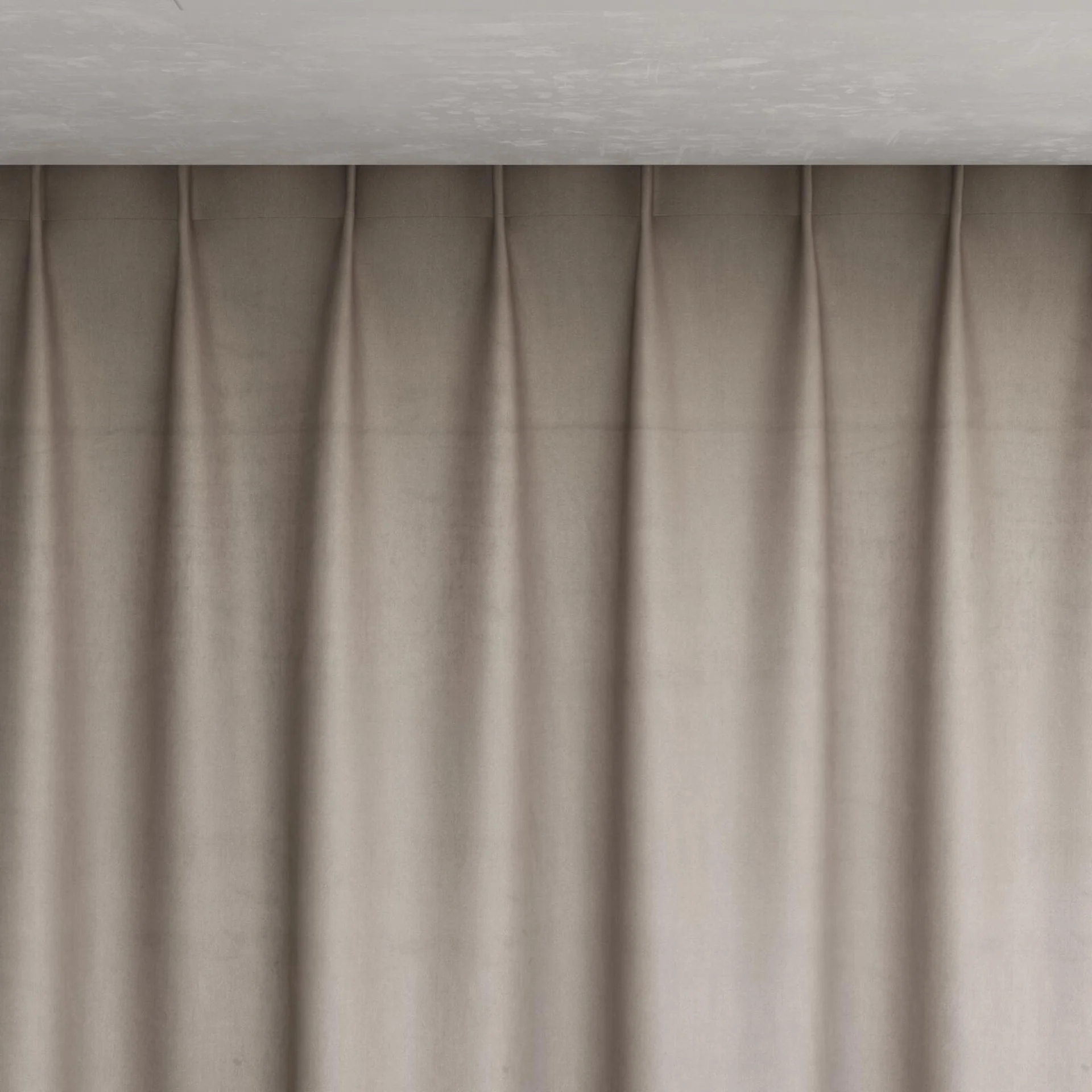 Top view of Warlock Slate, pinch pleat