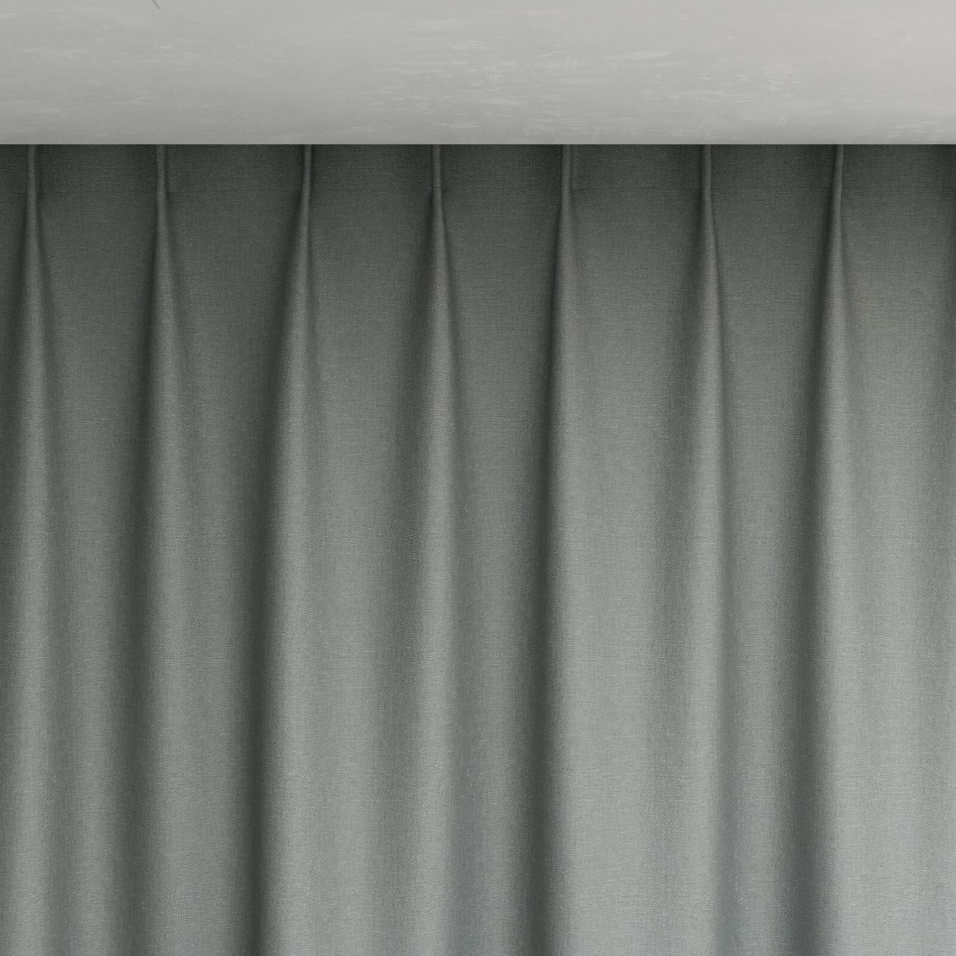 Top view of Infinite Celadon, pinch pleat