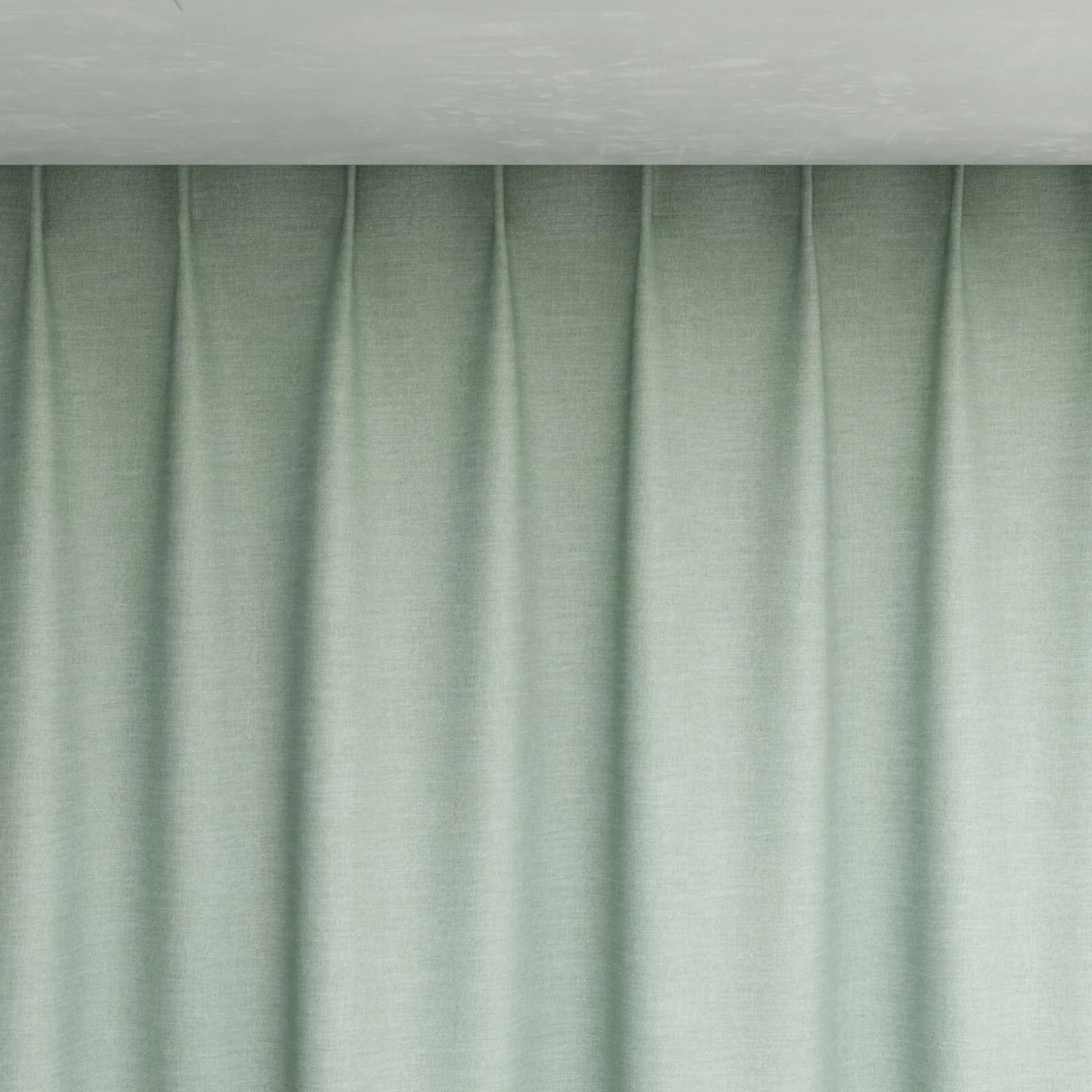 Top view of Casual Oasis, pinch pleat