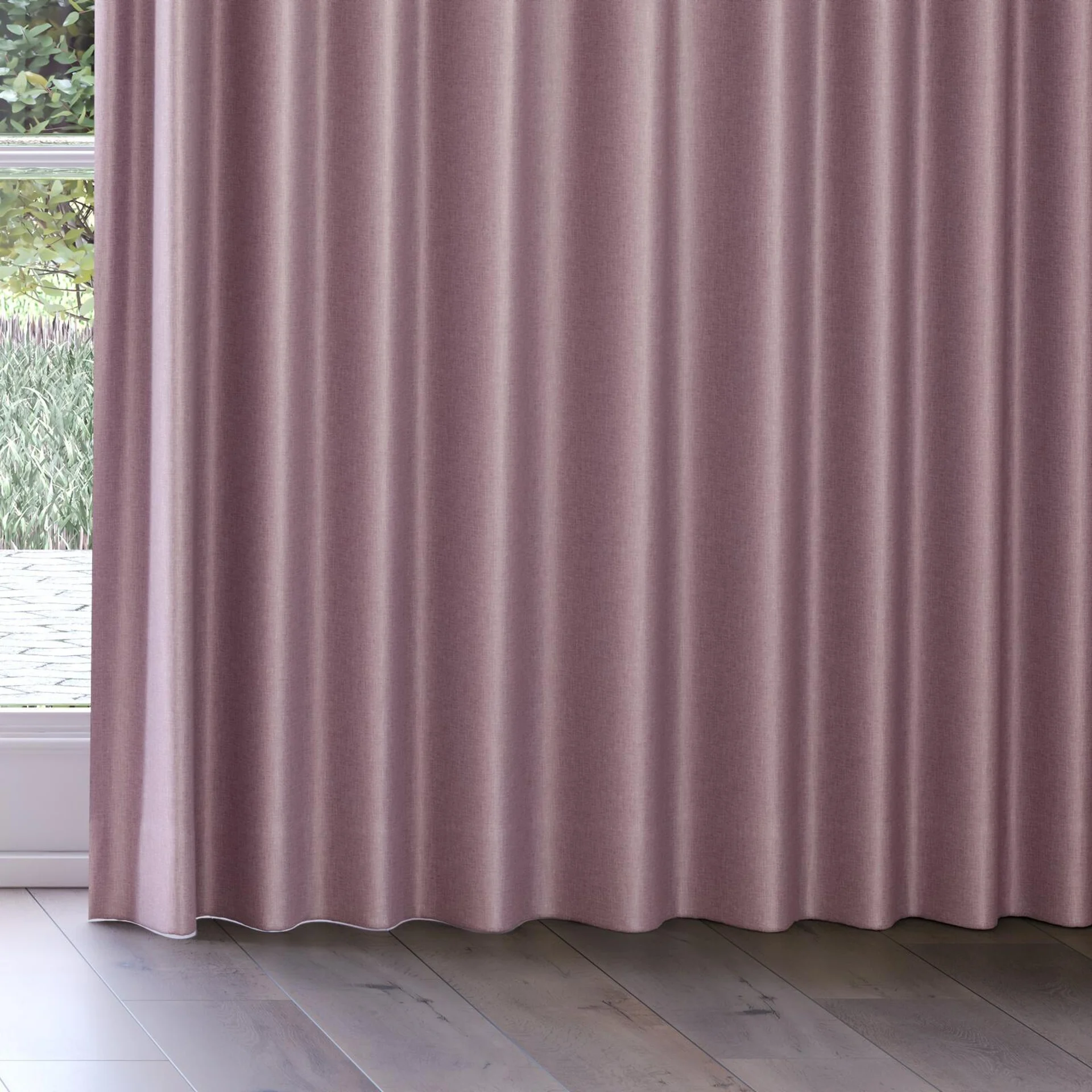 Bottom view of Matrix Blossom, on curtain rail