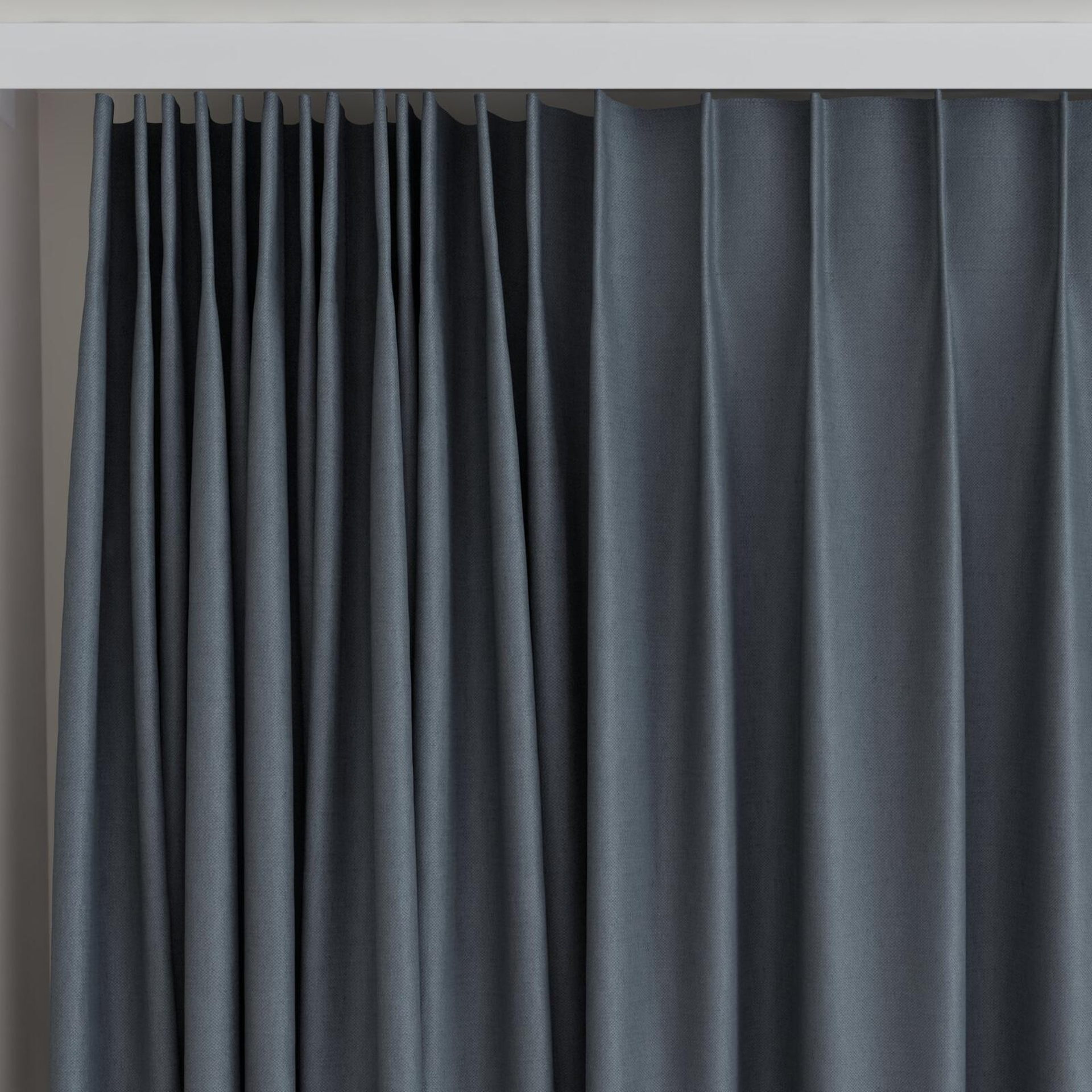 Top view of Urban Greystone, on curtain rail