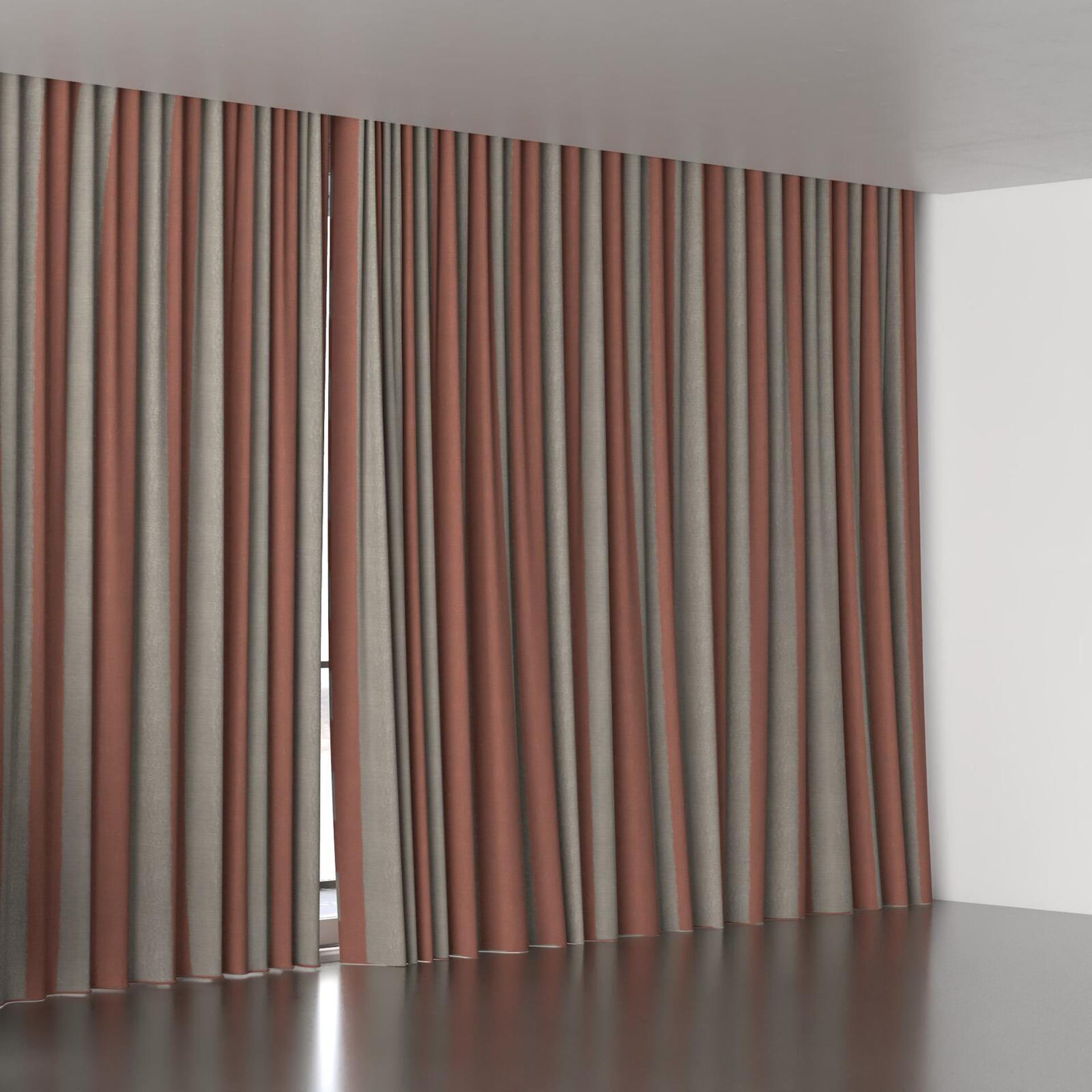 Full view of Zanella Spice, wave pleat
