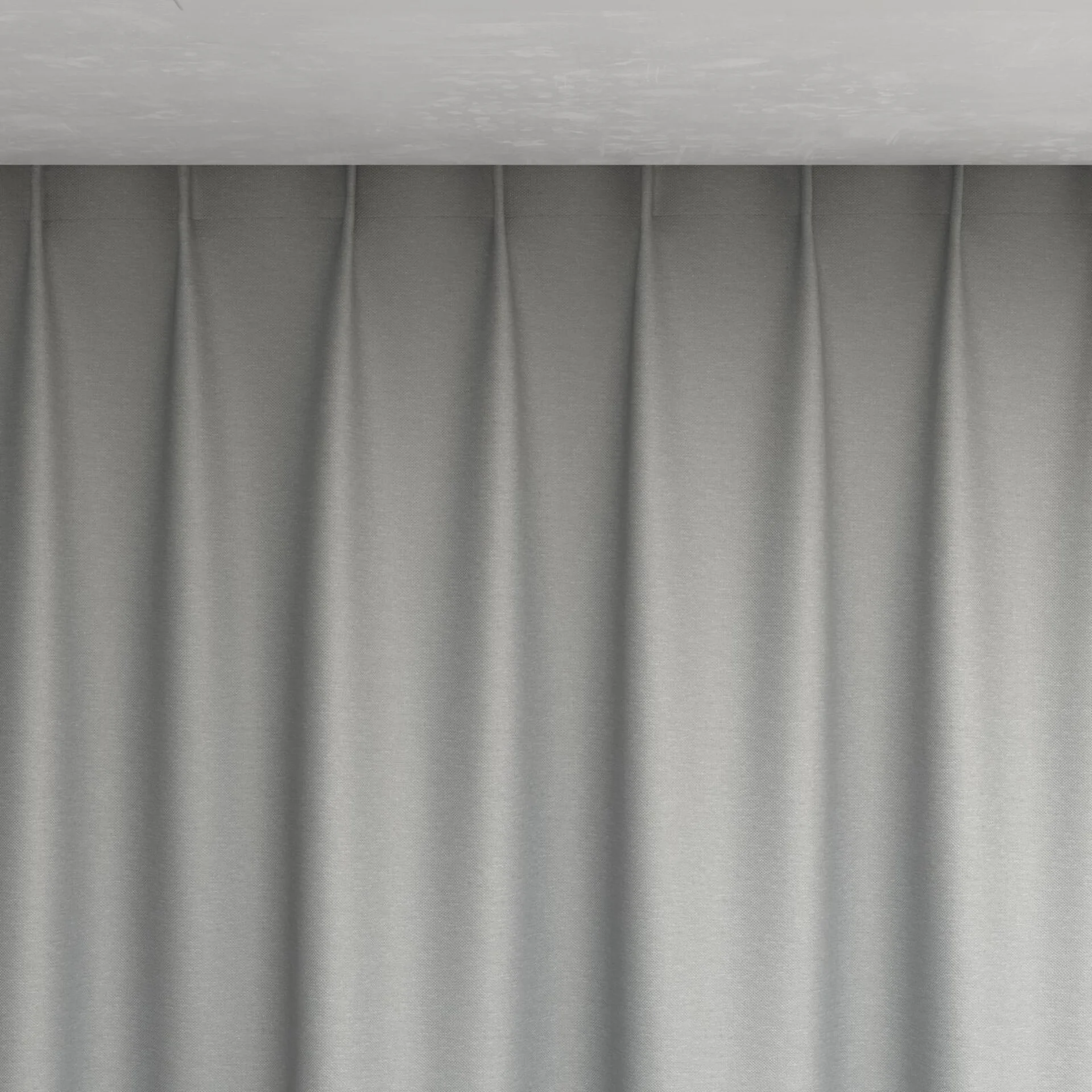 Top view of Duede Smoke, pinch pleat