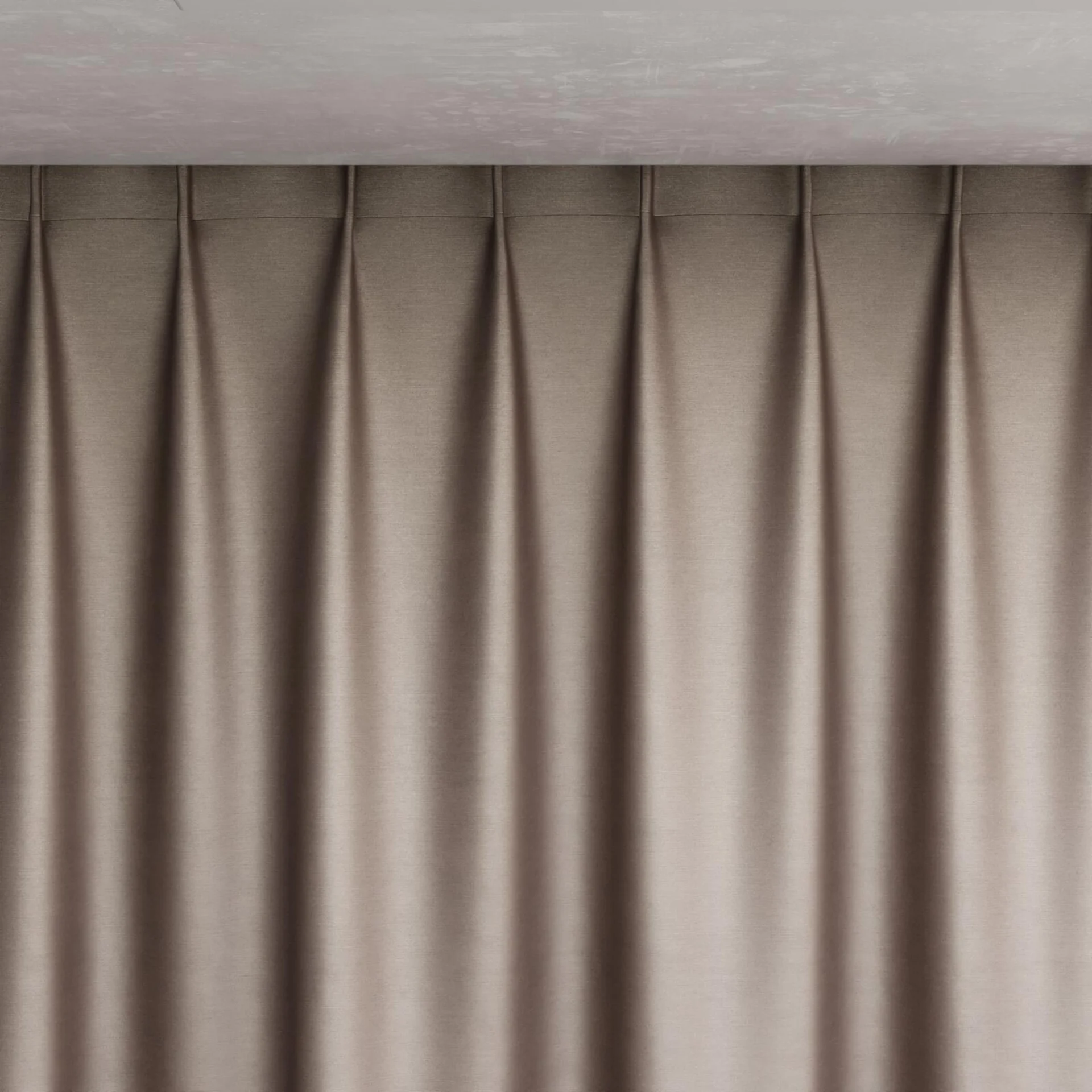 Top view of Mont Blanc Petal, pinch pleat
