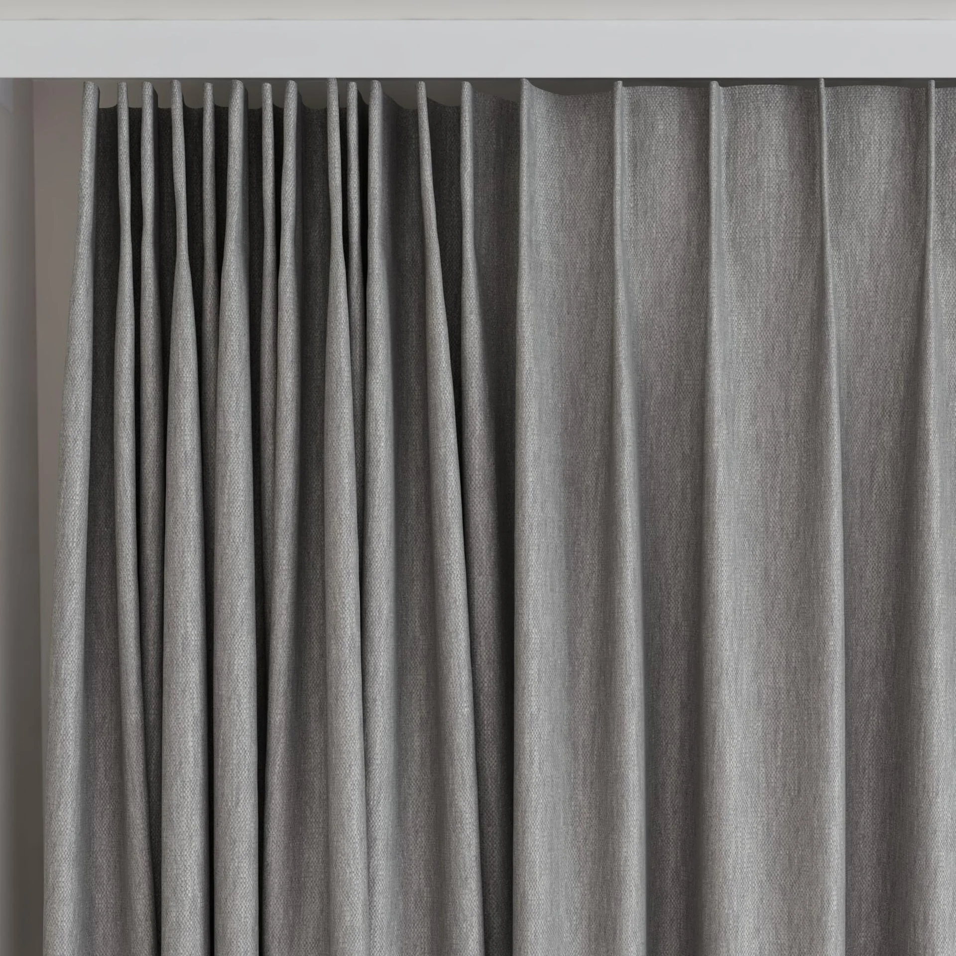 Top view of Cordoba Mouse, on curtain rail