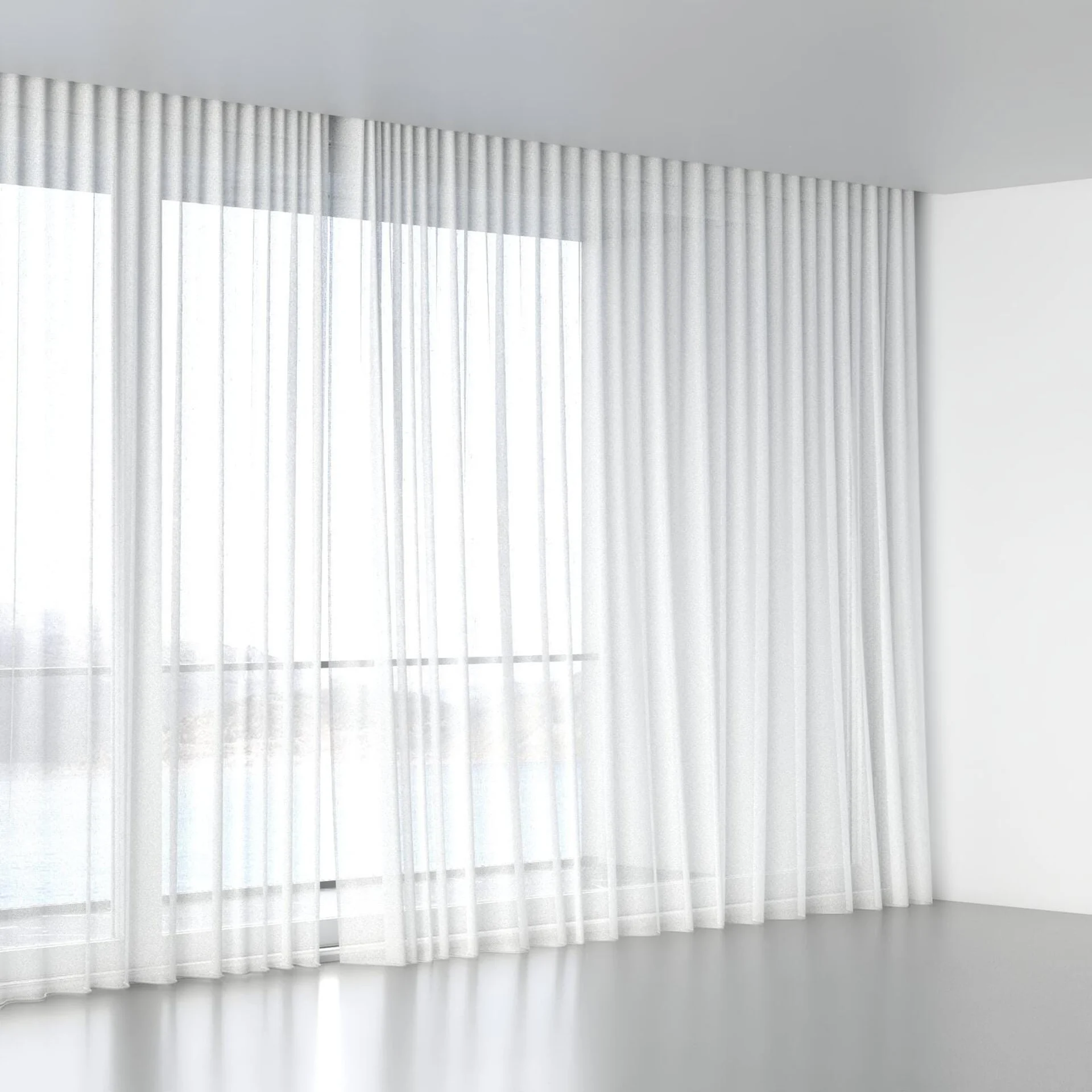 Full view of Tactility Paper, wave pleat