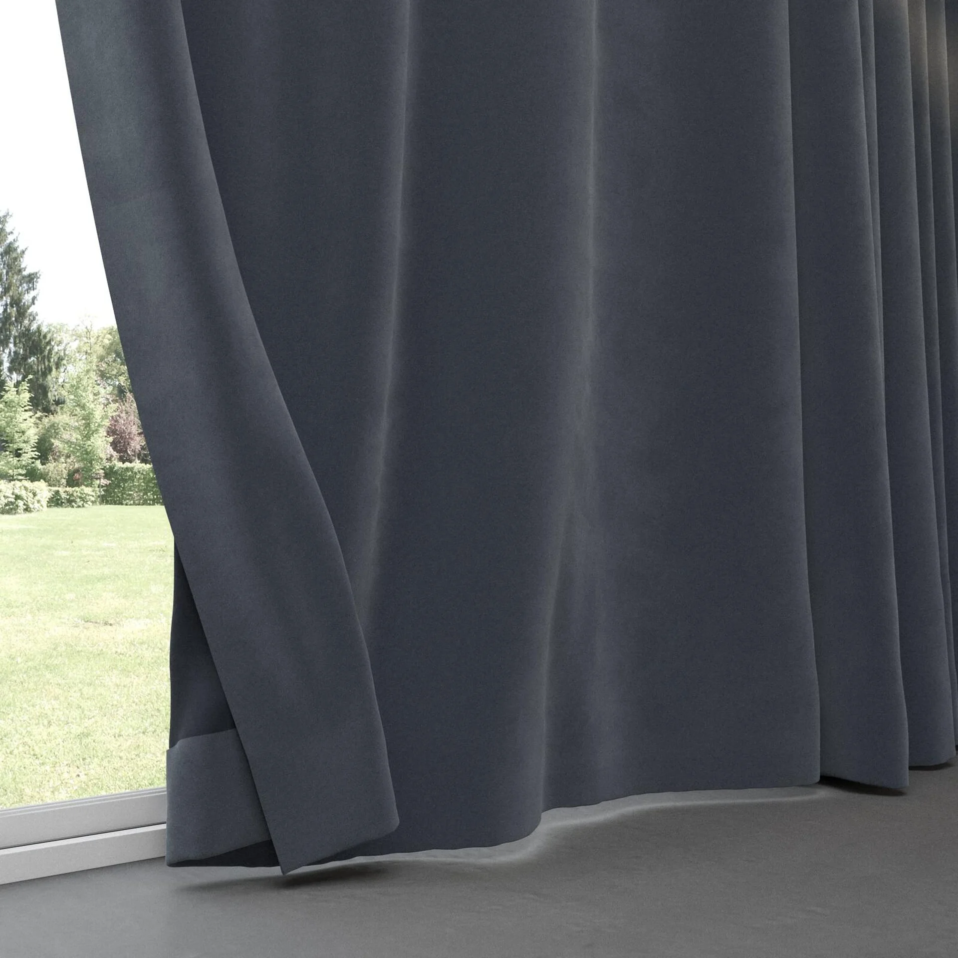 Bottom view of Verbier Elephant, pinch pleat