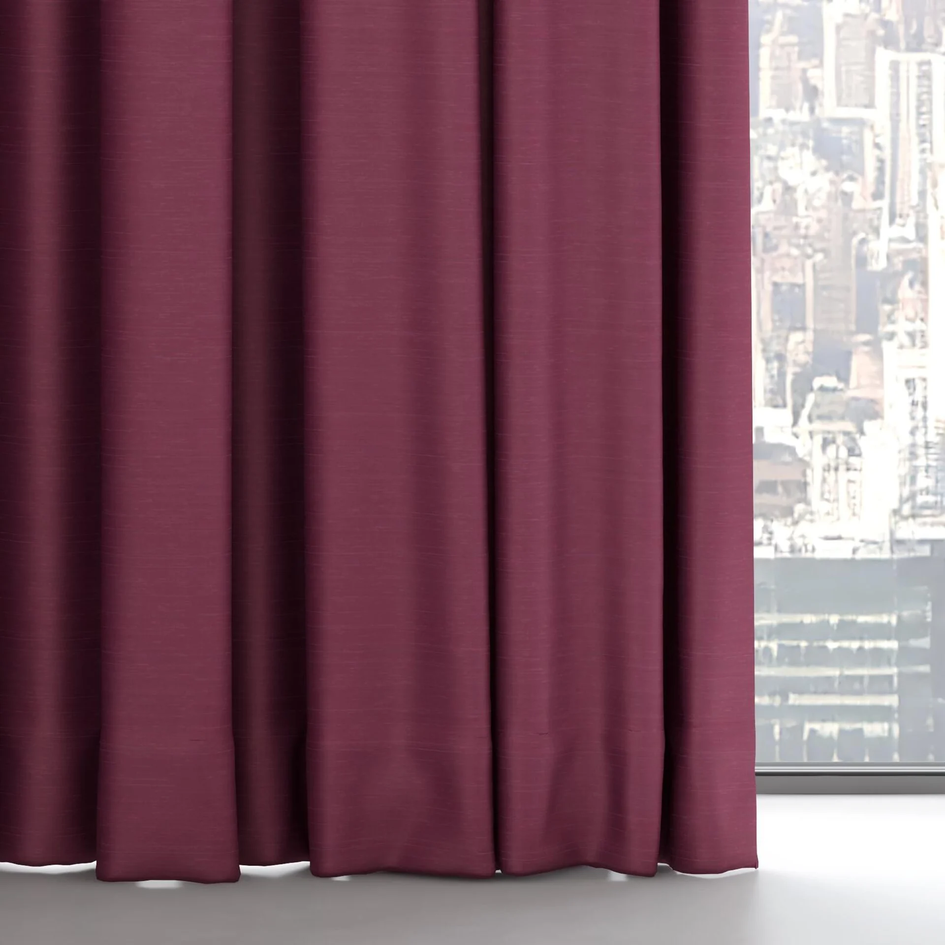 Bottom view of Silky Plum, on hidden rail