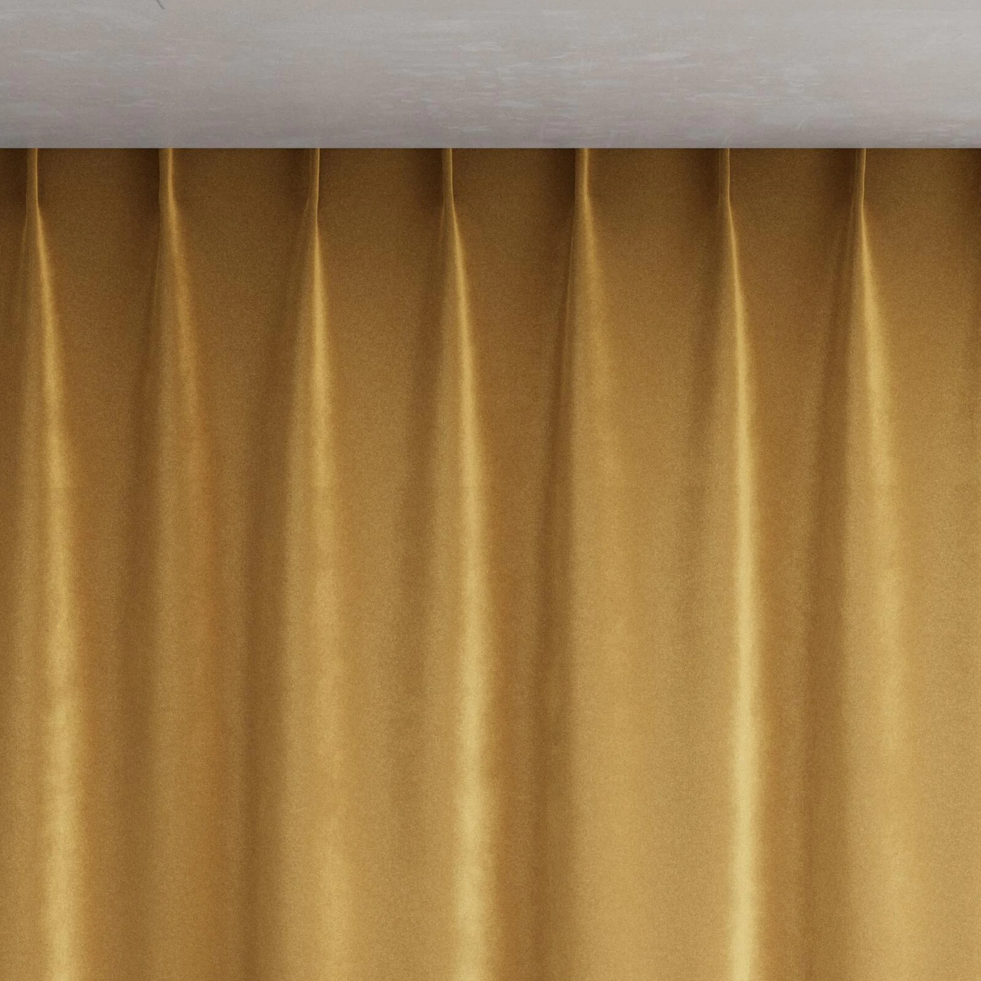Top view of Velvelux Camel, pinch pleat