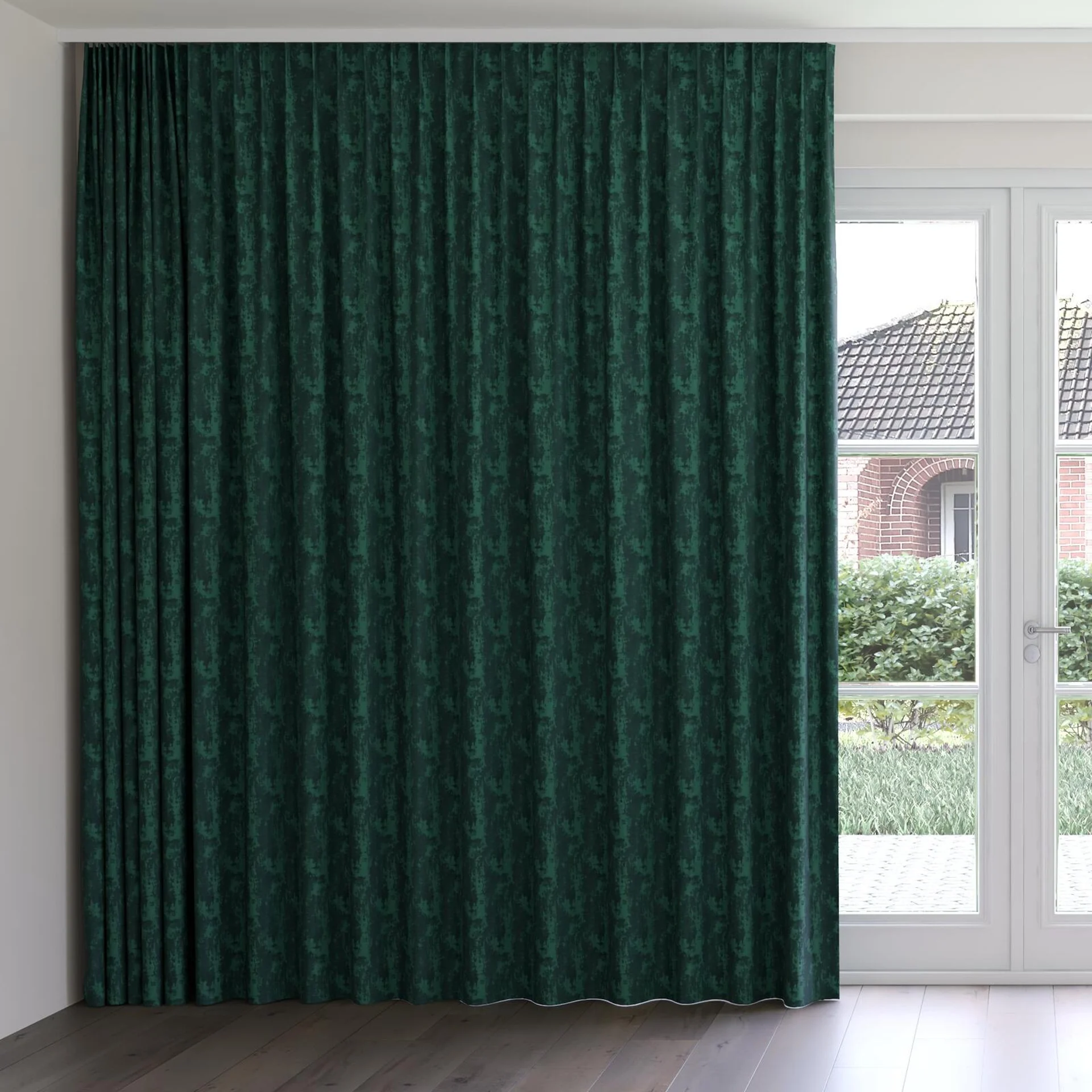 Front view of Innovation Forest, on curtain rail