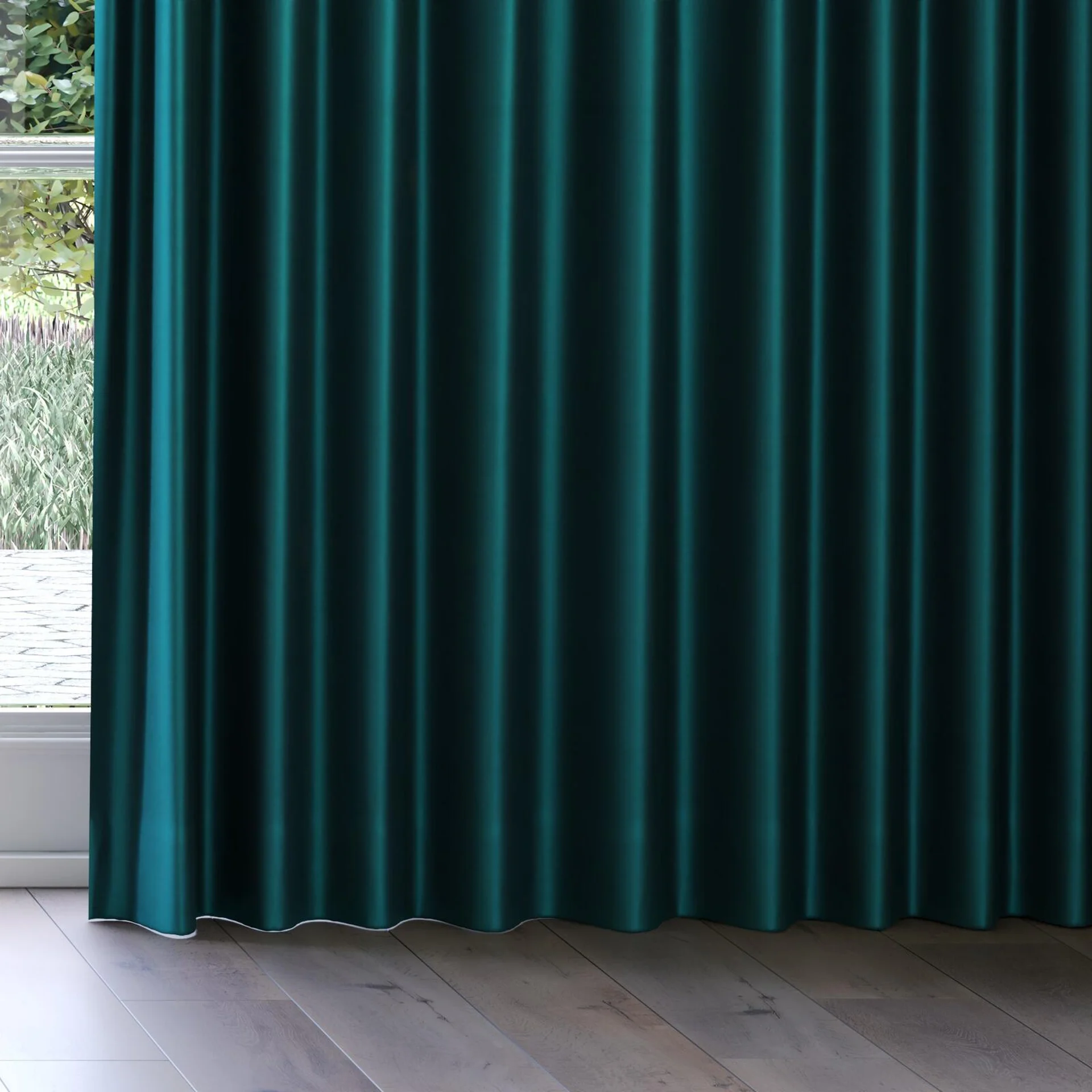 Bottom view of Mont Blanc Dragonfly, on curtain rail