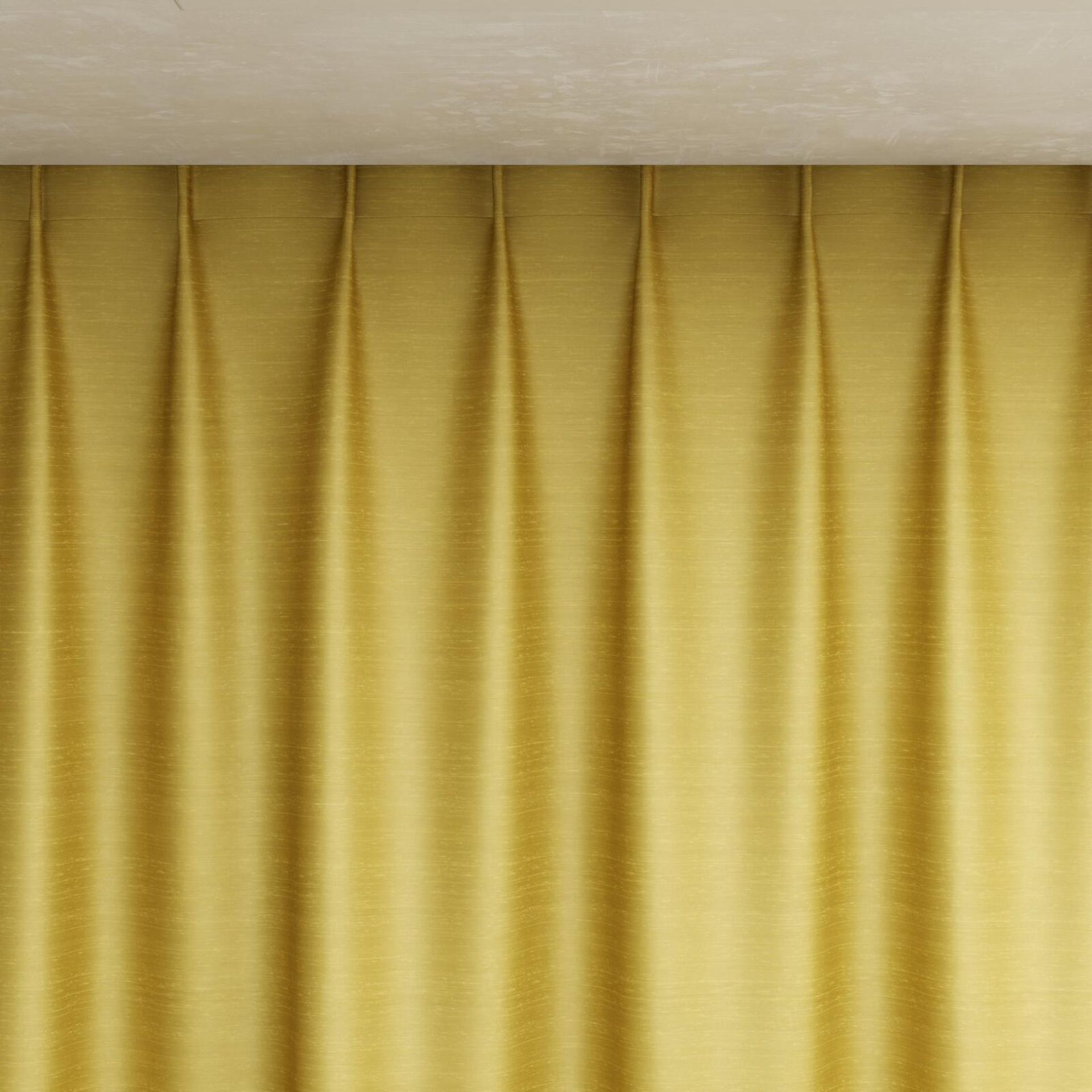 Top view of Silky Freesia, pinch pleat