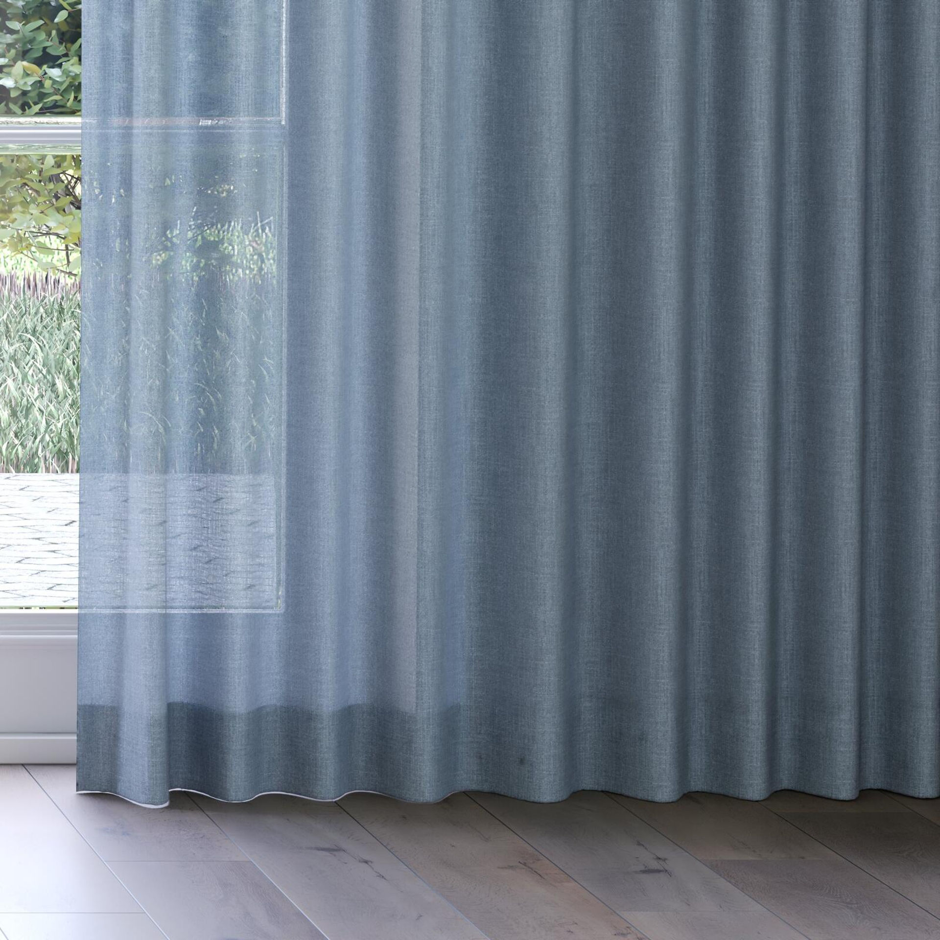 Bottom view of Motion River, on curtain rail