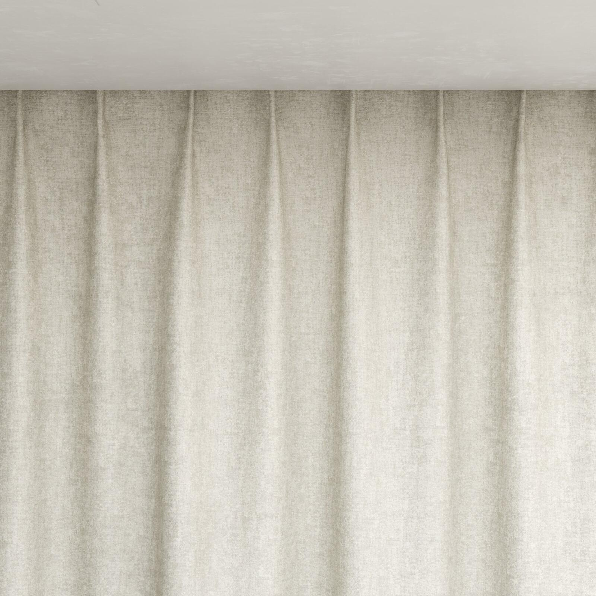 Top view of Hug Cream, pinch pleat