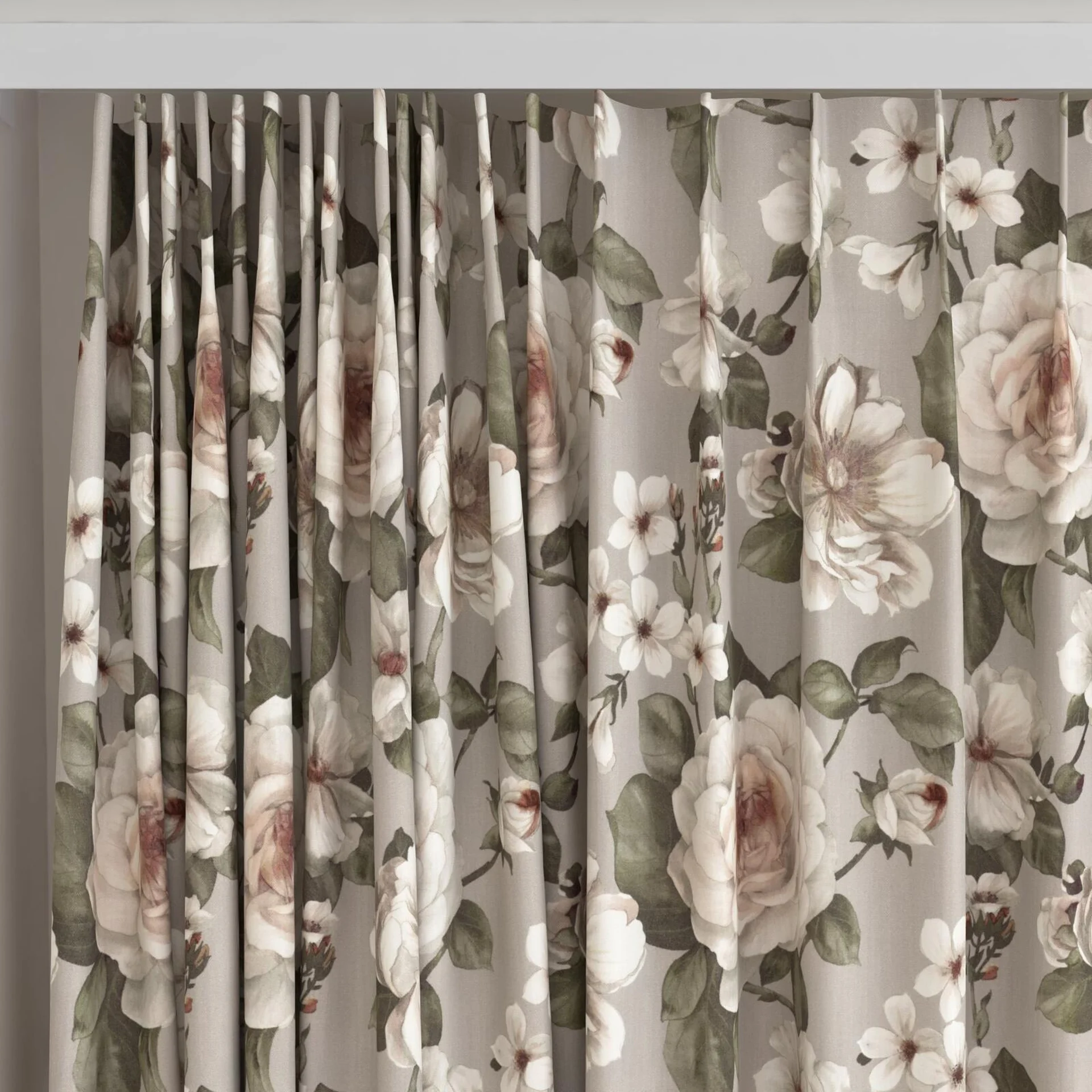 Top view of Miriam Spring, on curtain rail