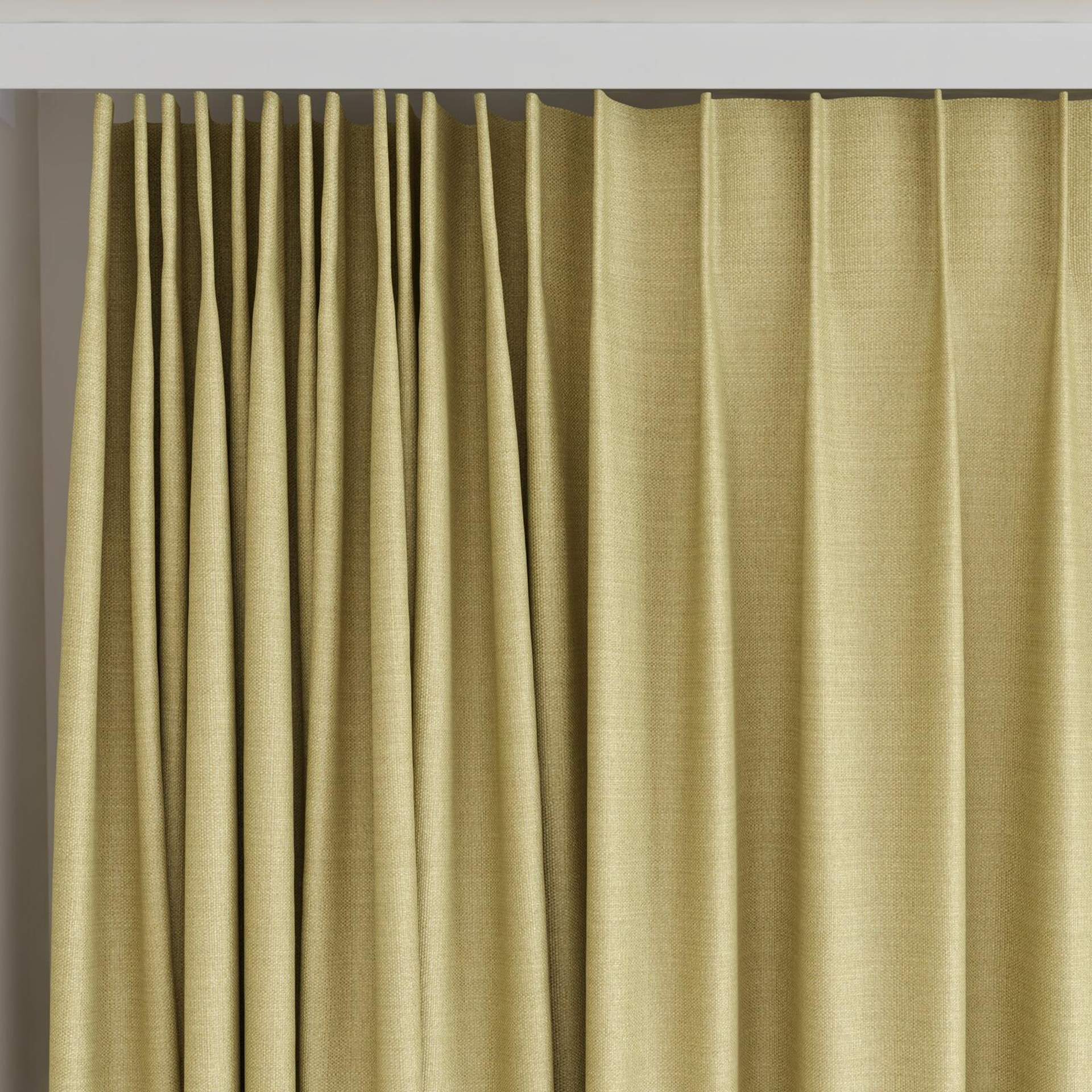 Top view of Linex Putty, on curtain rail