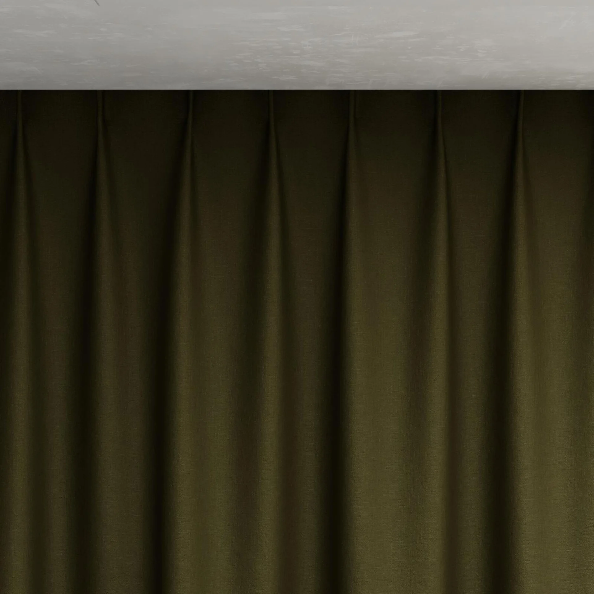 Top view of Eternal Oxide, pinch pleat