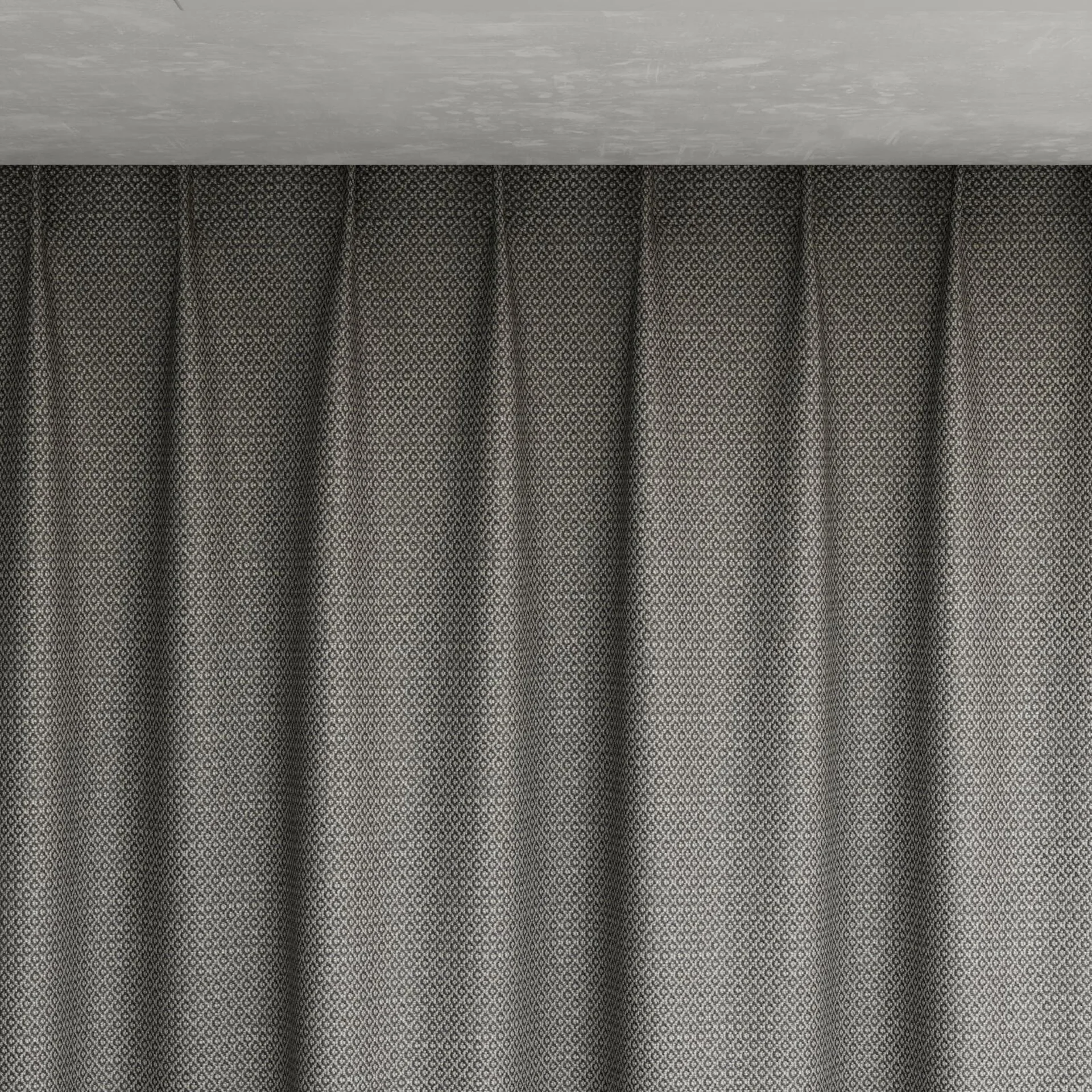 Top view of Emoticon Charcoal, pinch pleat
