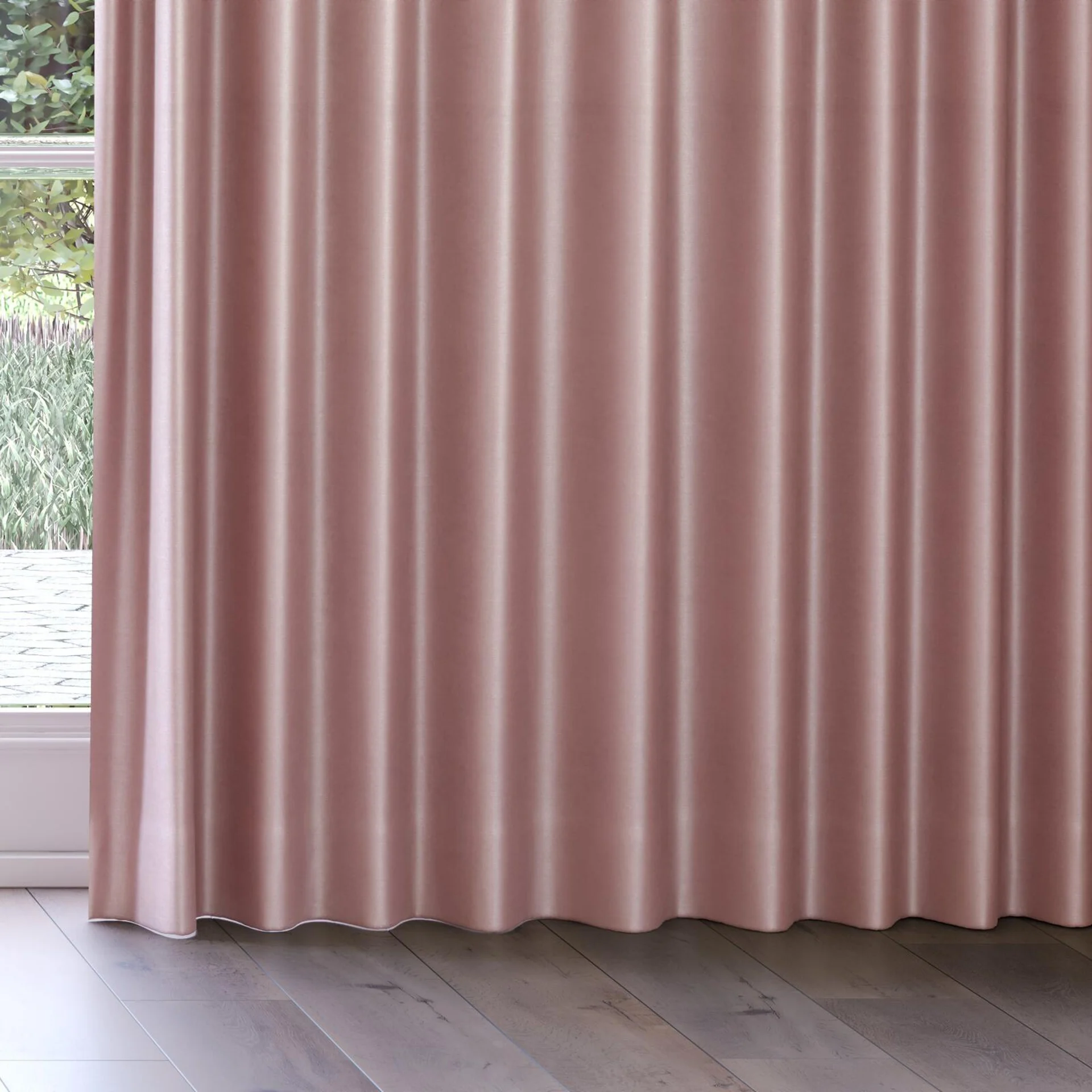 Bottom view of Mont Blanc Blossom, on curtain rail