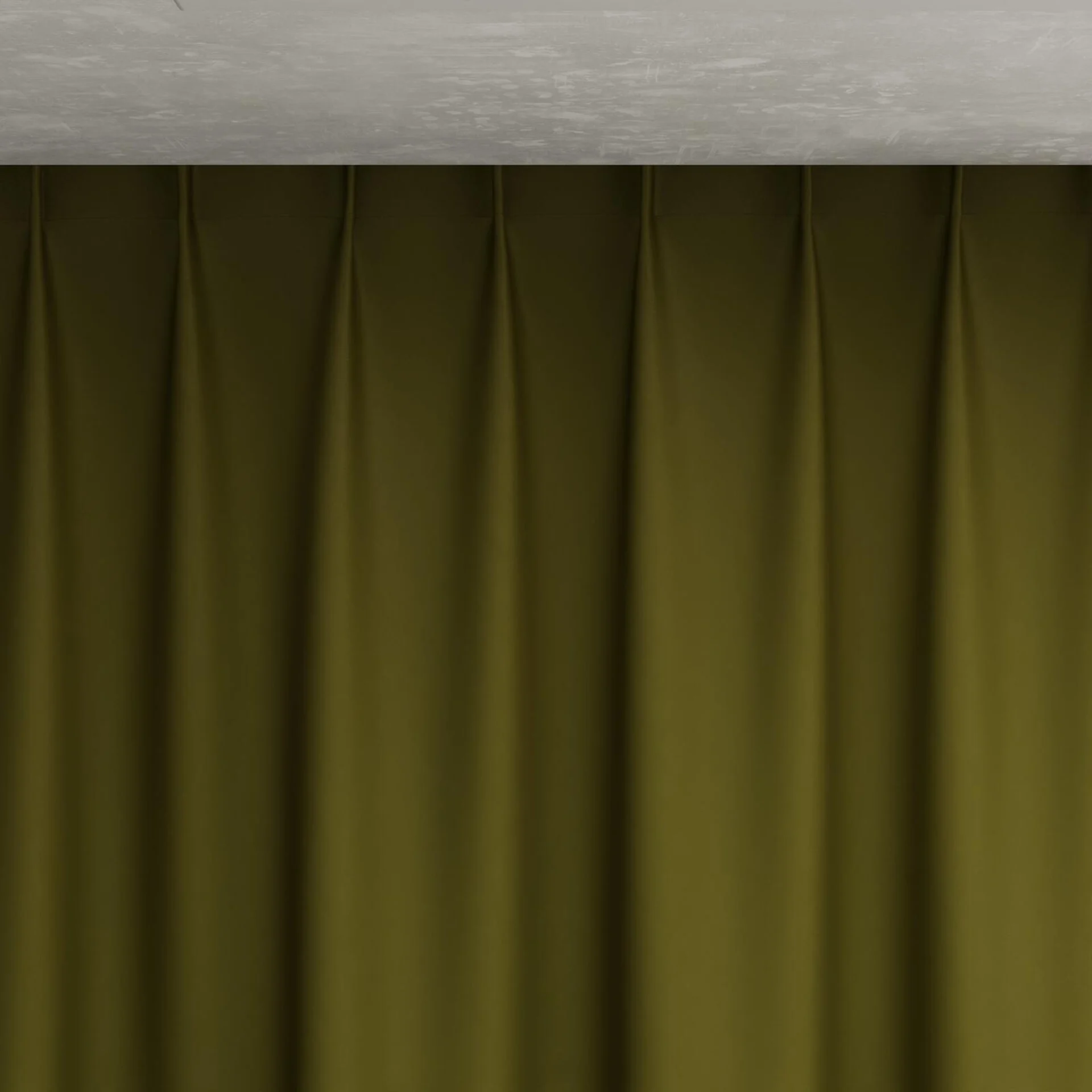 Top view of Vela Camouflage, pinch pleat