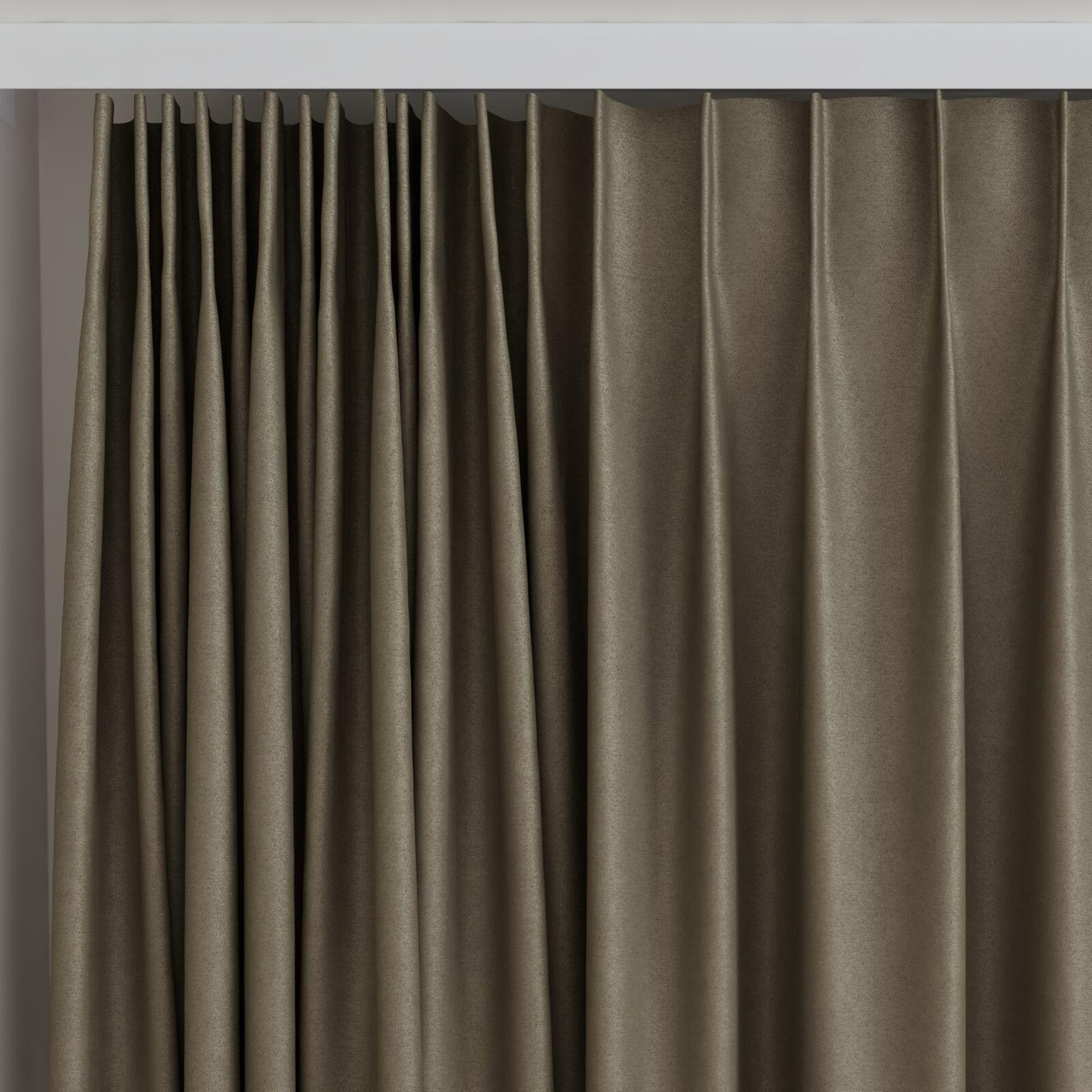Top view of Peak Mushroom, on curtain rail