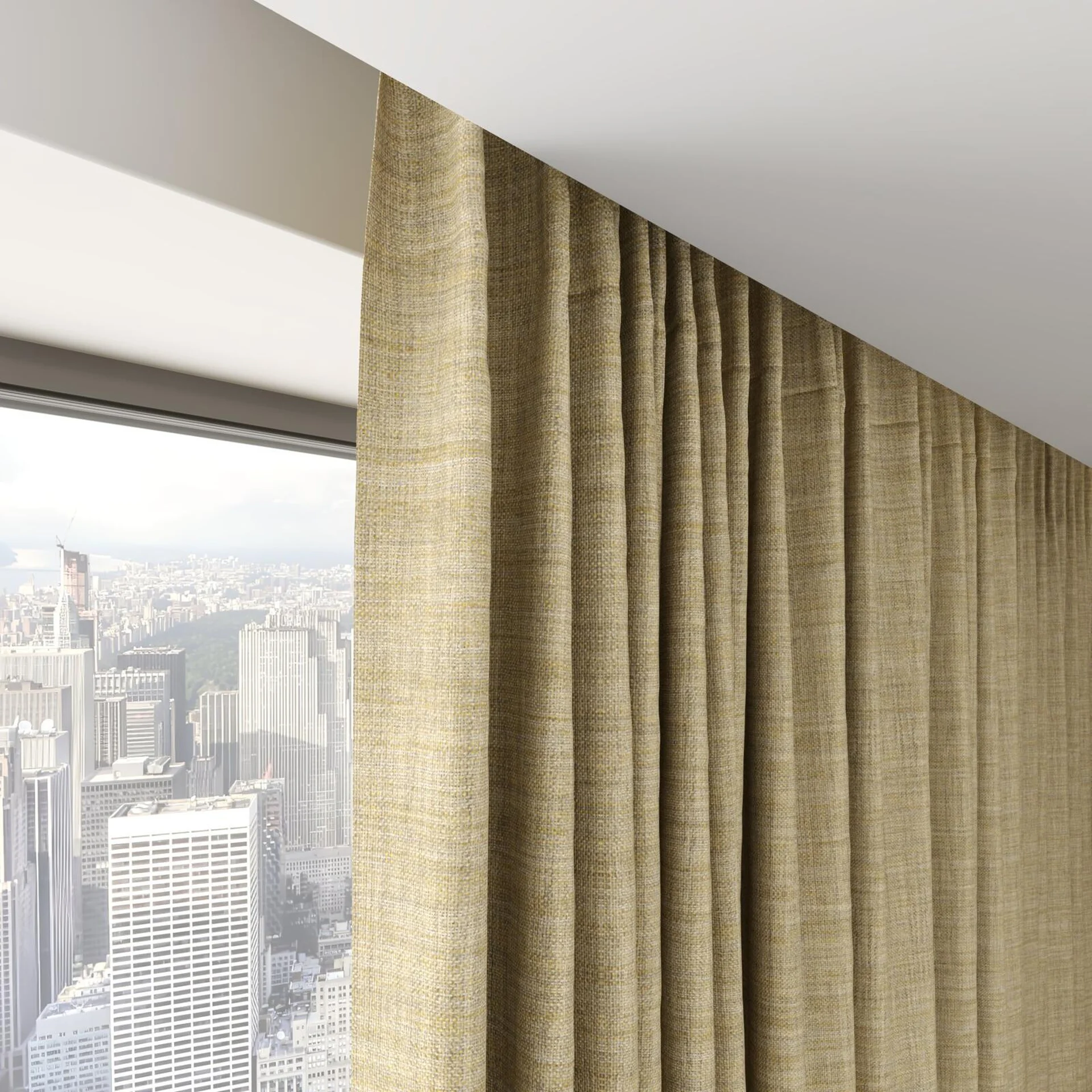 Top view of Chatham Grass, on hidden rail