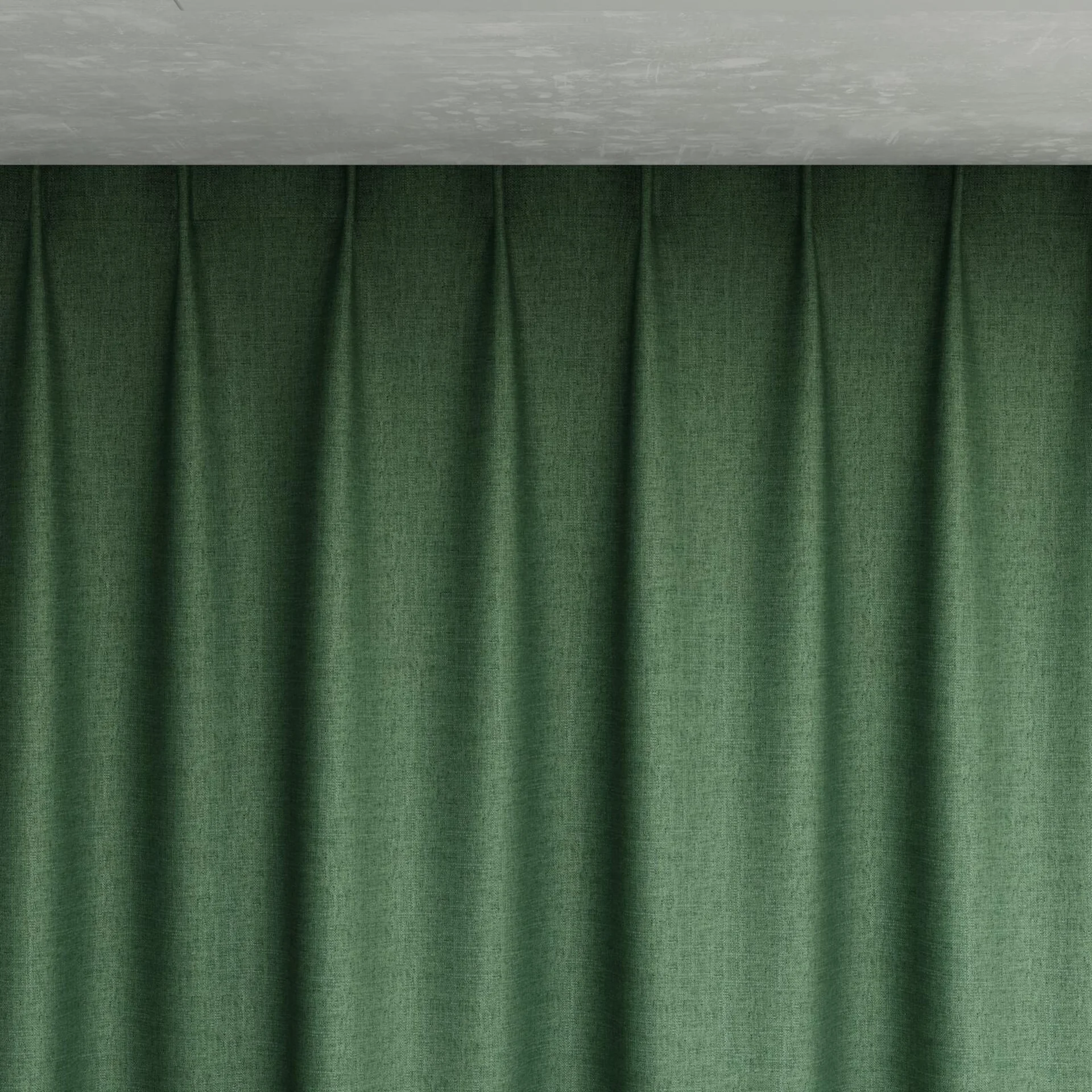 Top view of Frisco Ivy, pinch pleat