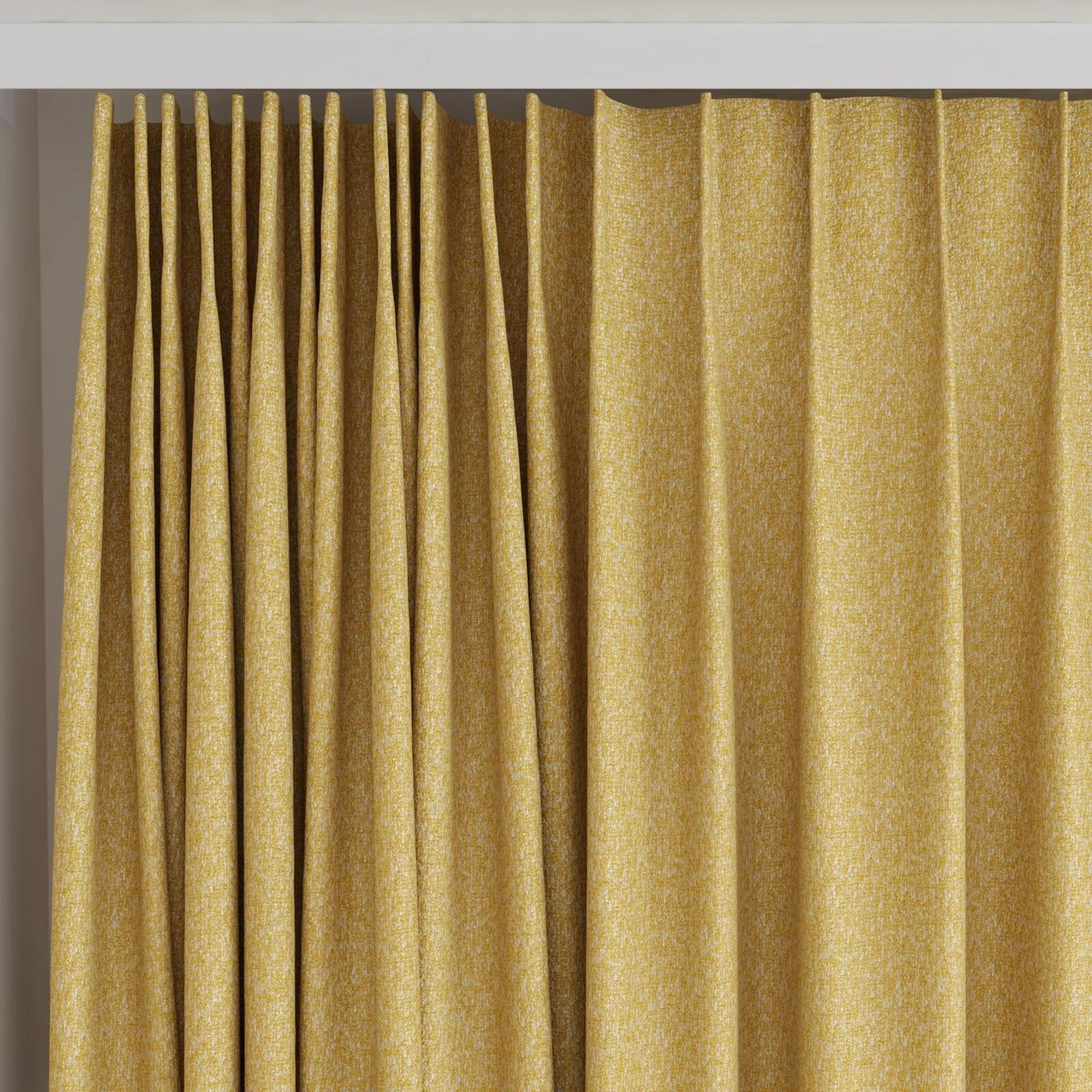 Top view of Sabik Antique, on curtain rail