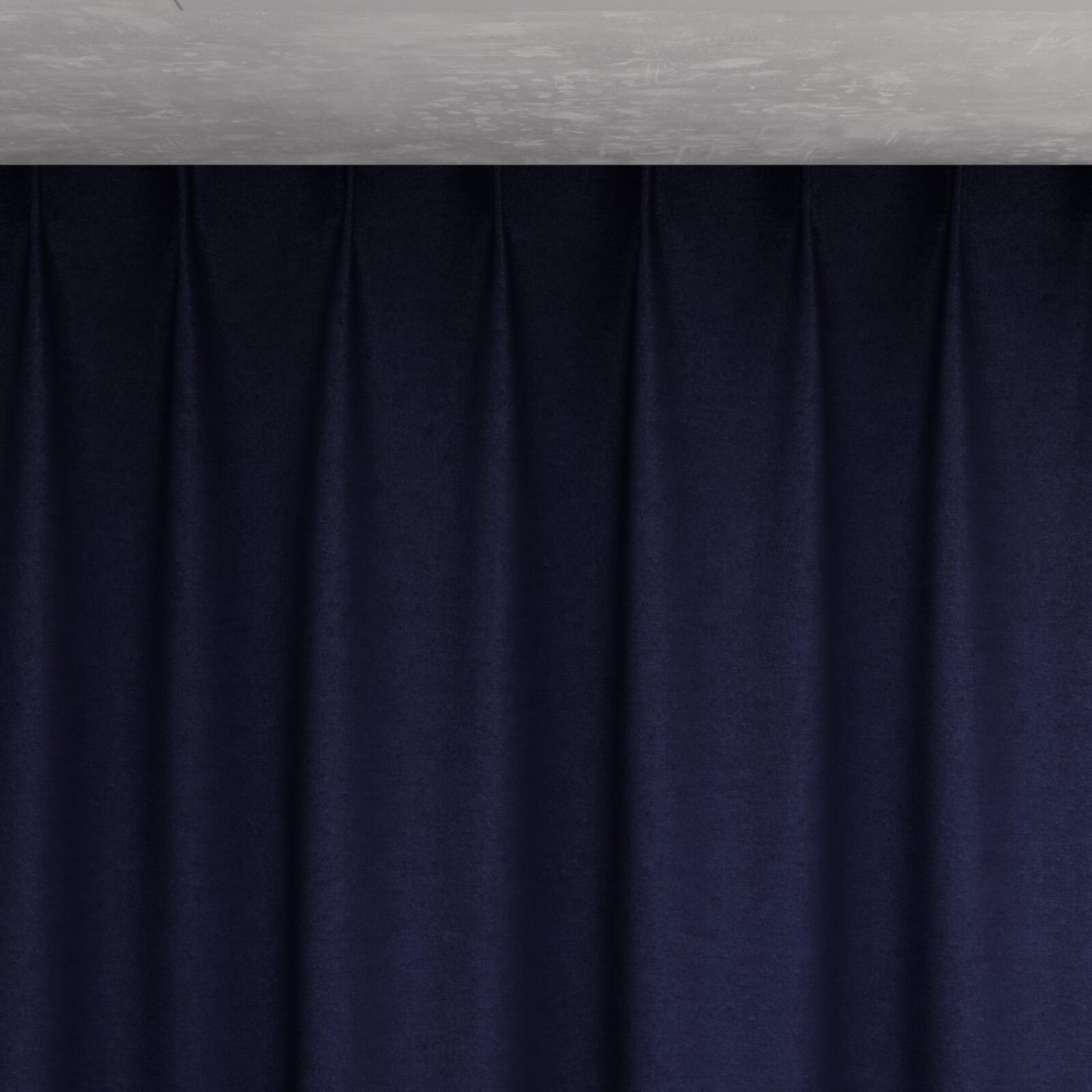 Top view of Drama Marine, pinch pleat