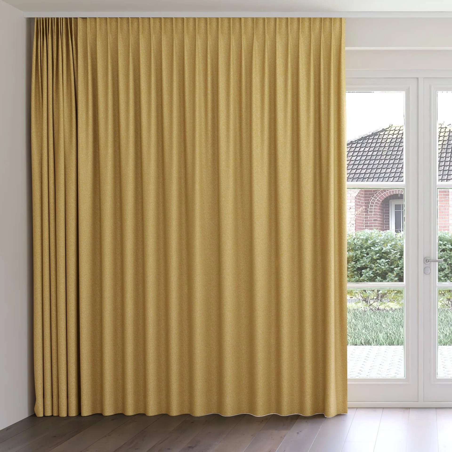 Front view of Sabik Antique, on curtain rail