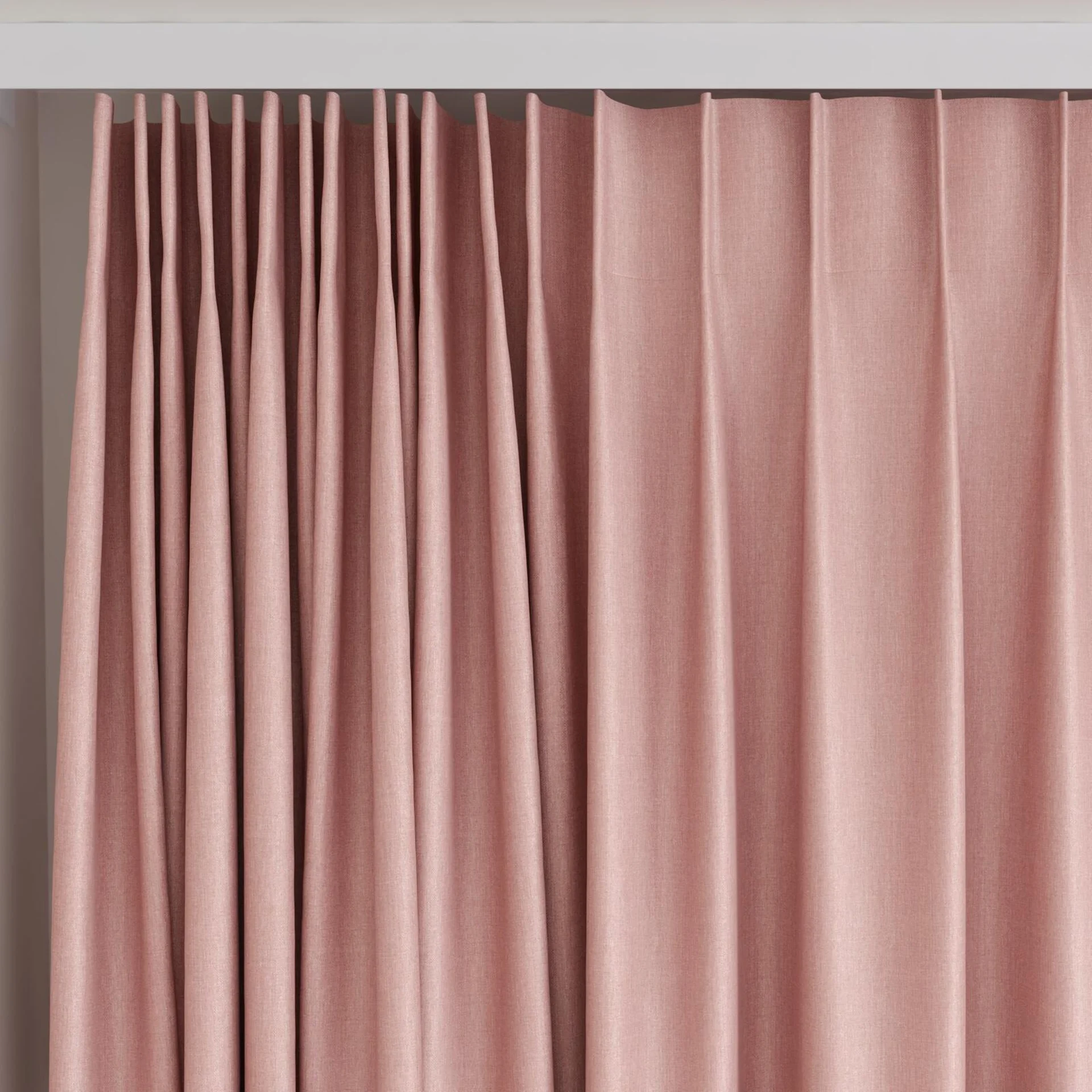 Top view of Kidglove Boudoir, on curtain rail