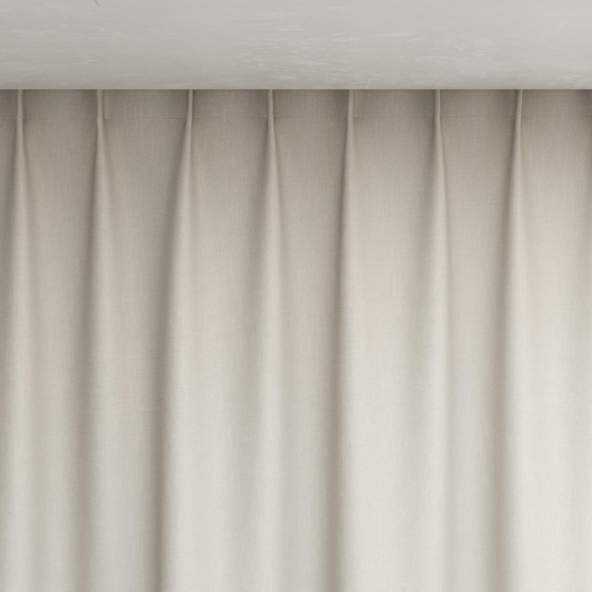 Top view of Bavaria Sesame, pinch pleat