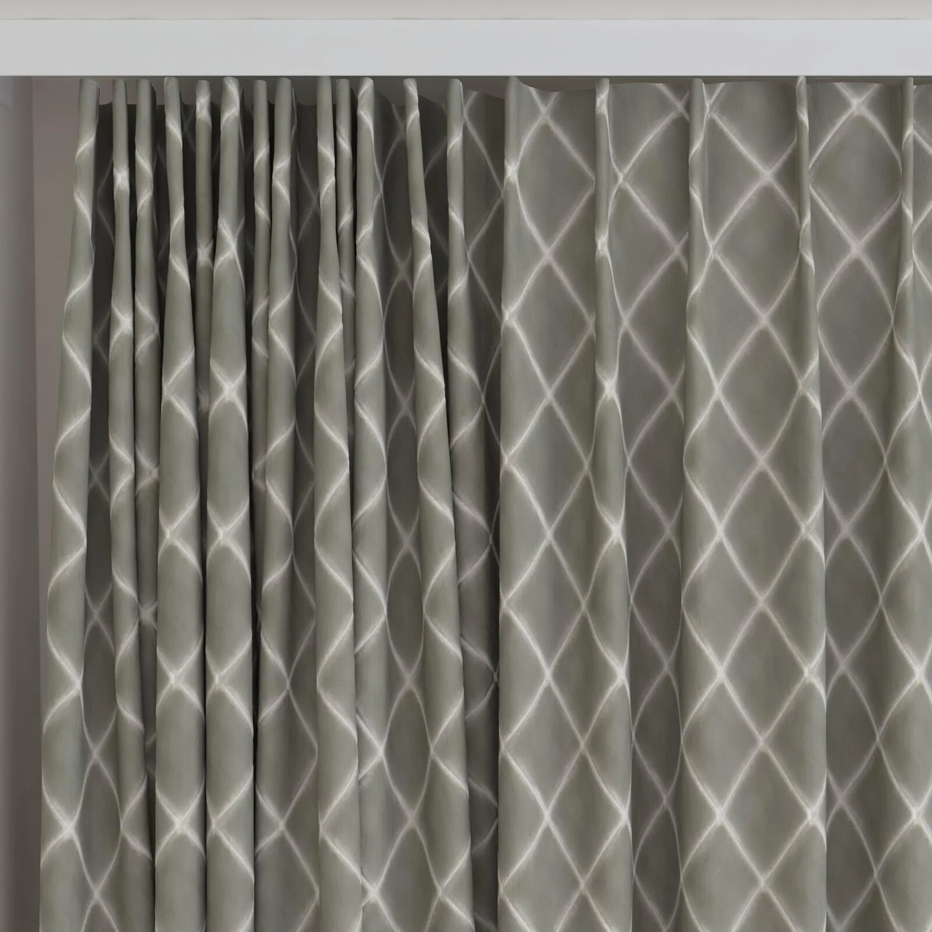 Top view of Pantheon Stone, on curtain rail