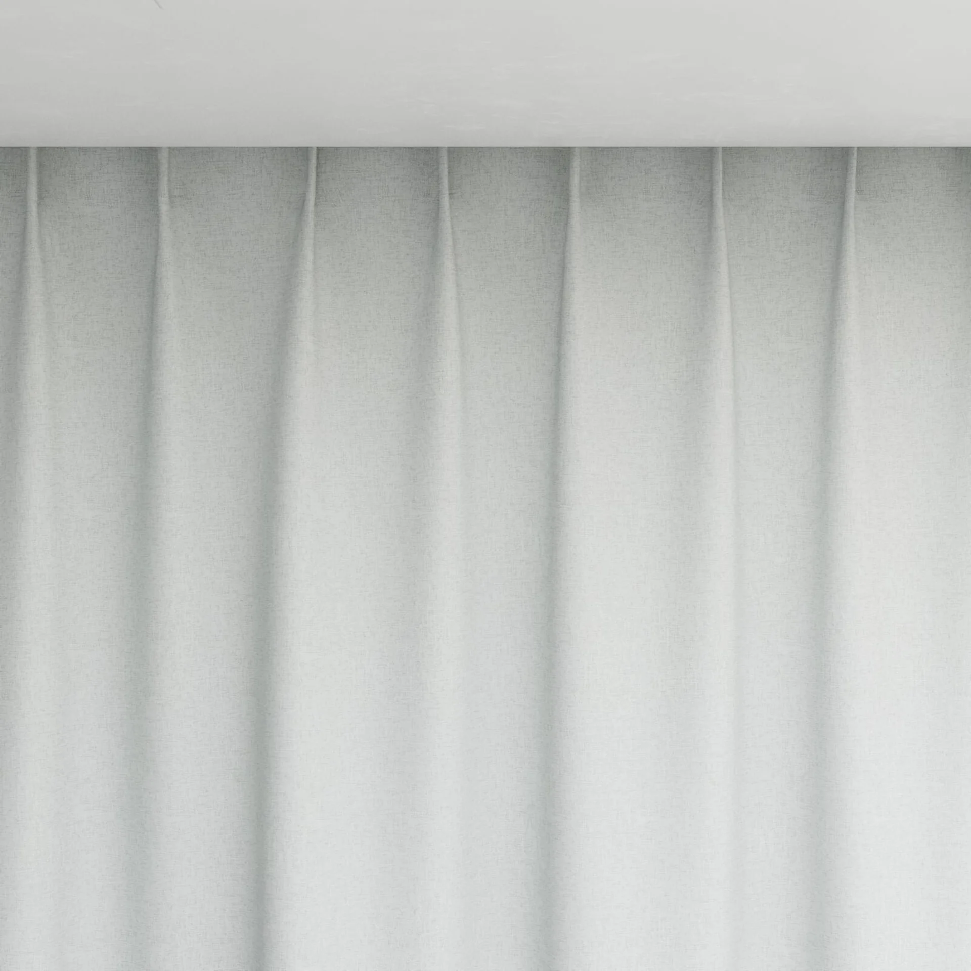Top view of Retreat II Pebble, pinch pleat