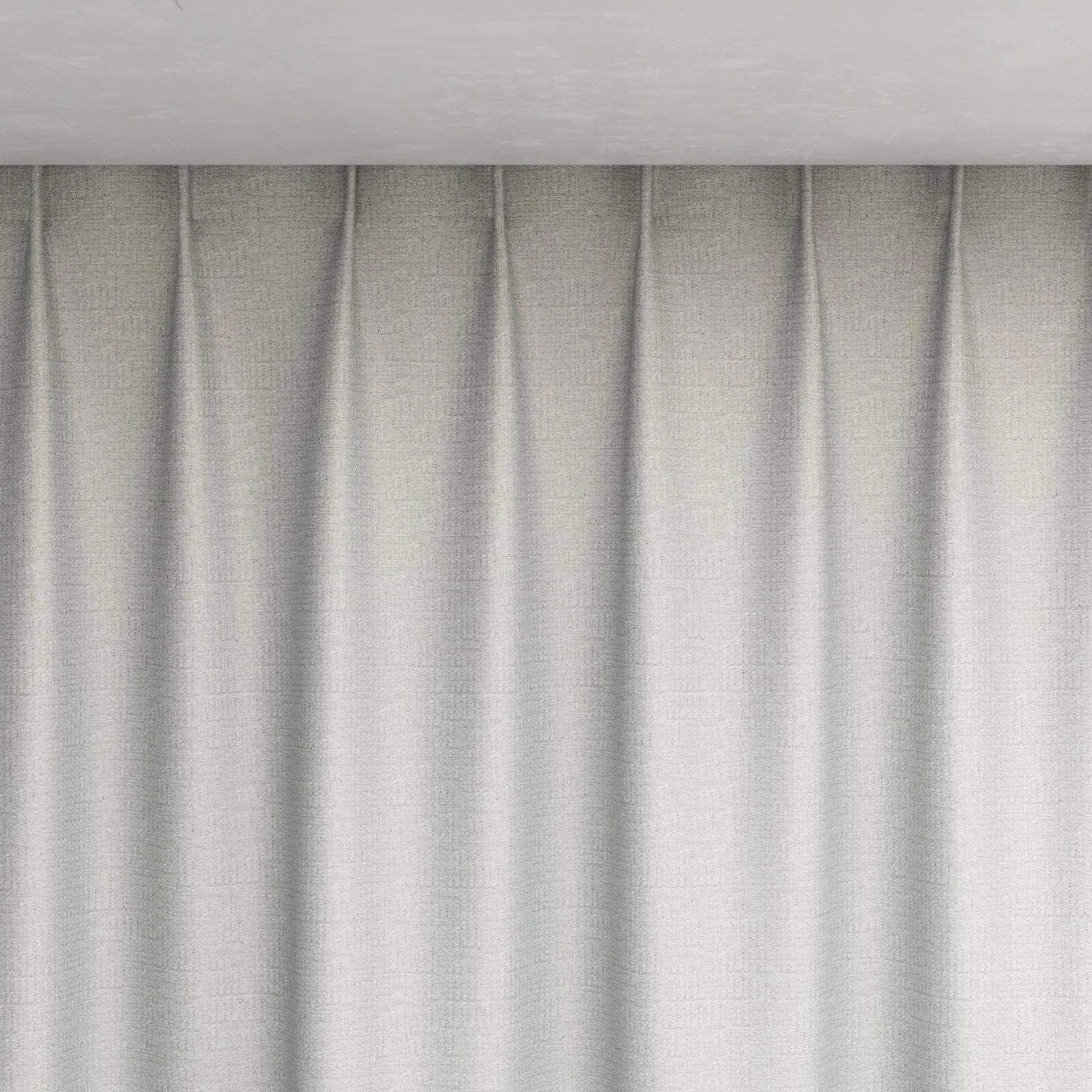 Top view of Kennedy FR Blackout Frost, pinch pleat