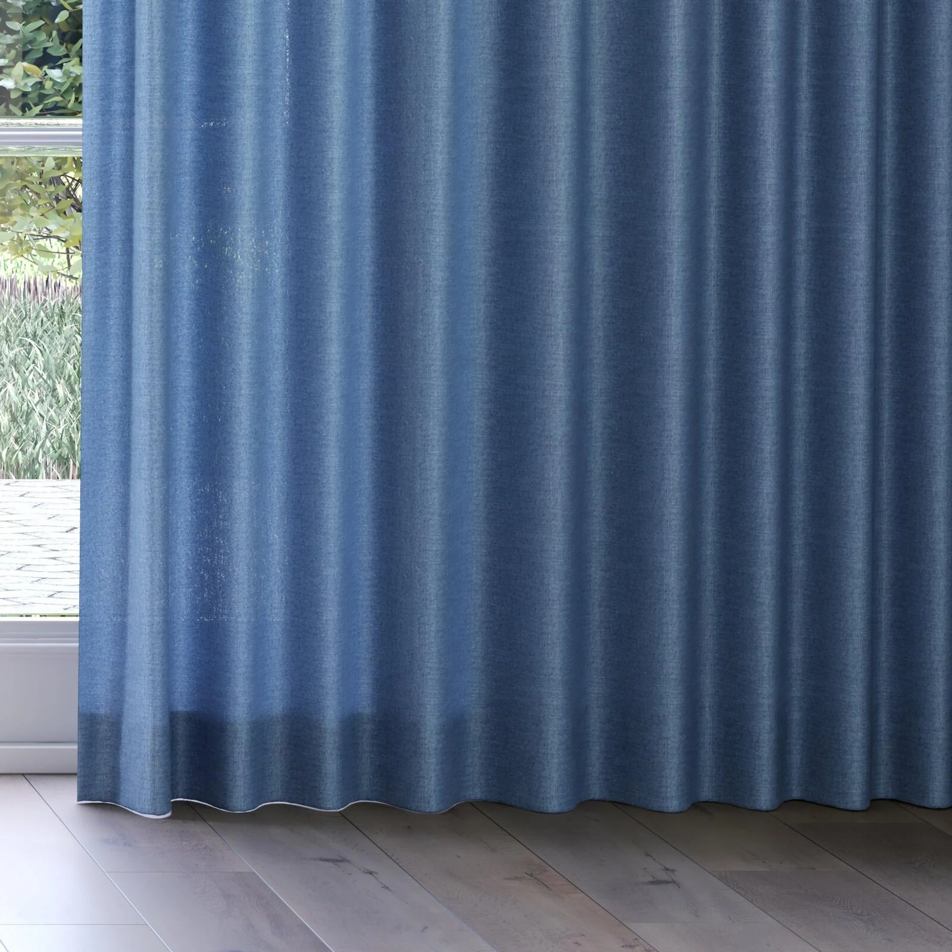 Bottom view of Motion Ocean, on curtain rail