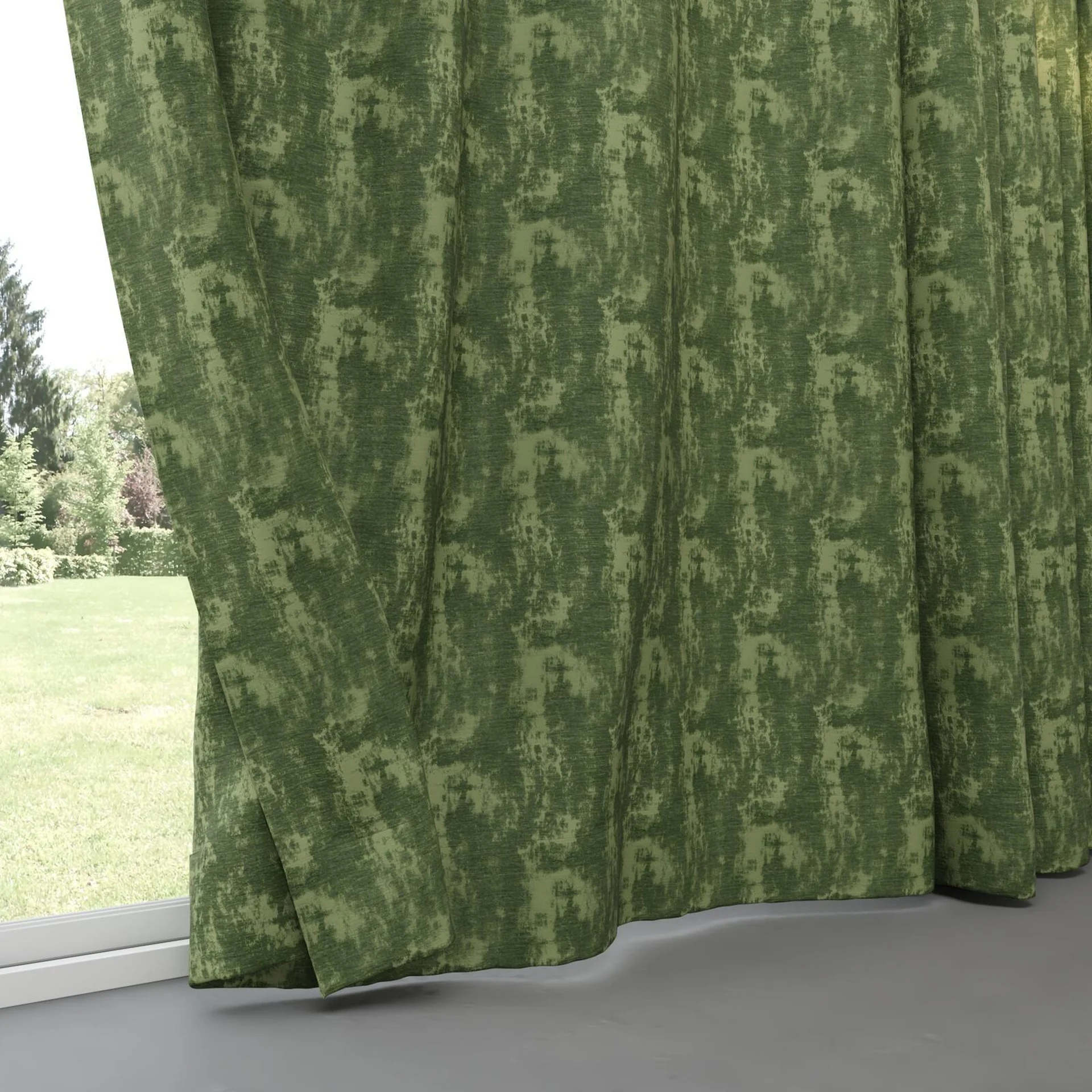 Bottom view of Innovation Sage, pinch pleat
