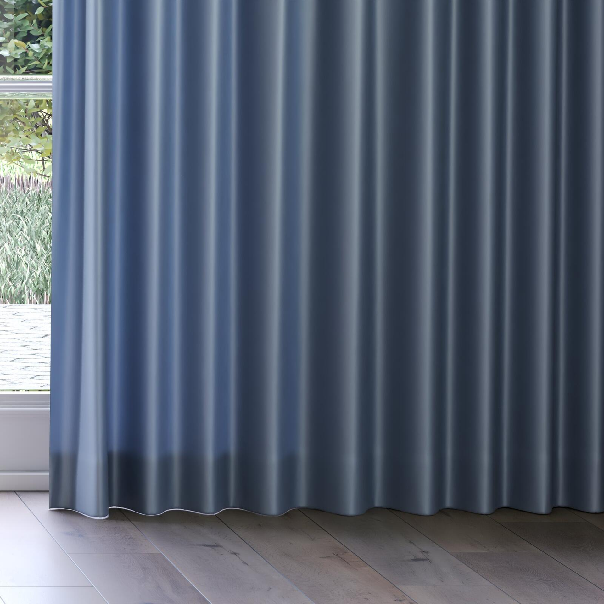 Bottom view of Optima Iron, on curtain rail