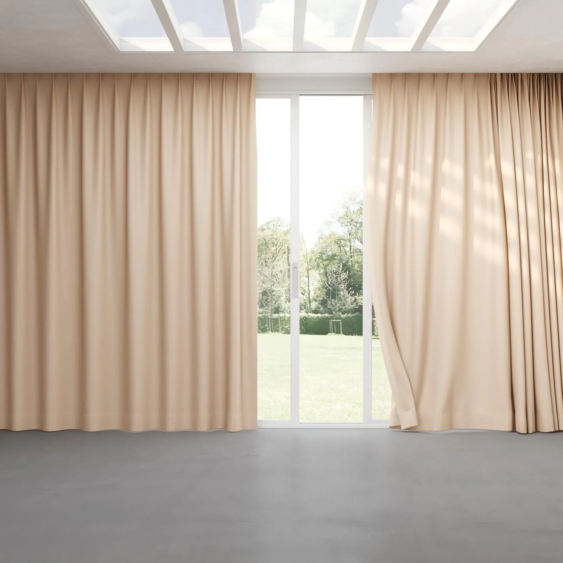 Full view of Kyoto Blush, pinch pleat